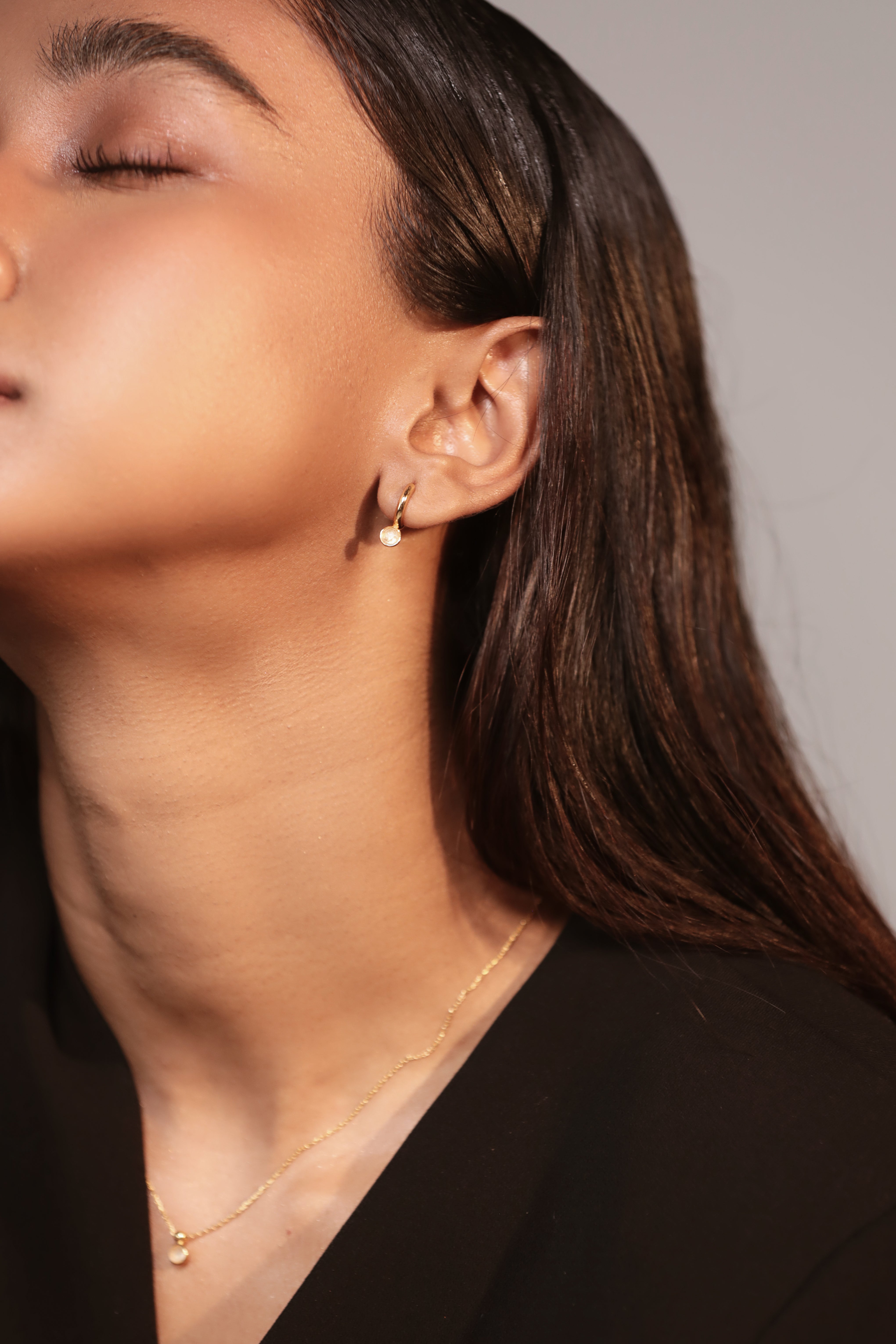 Inner Glow Gold with Citrine Quartz Set