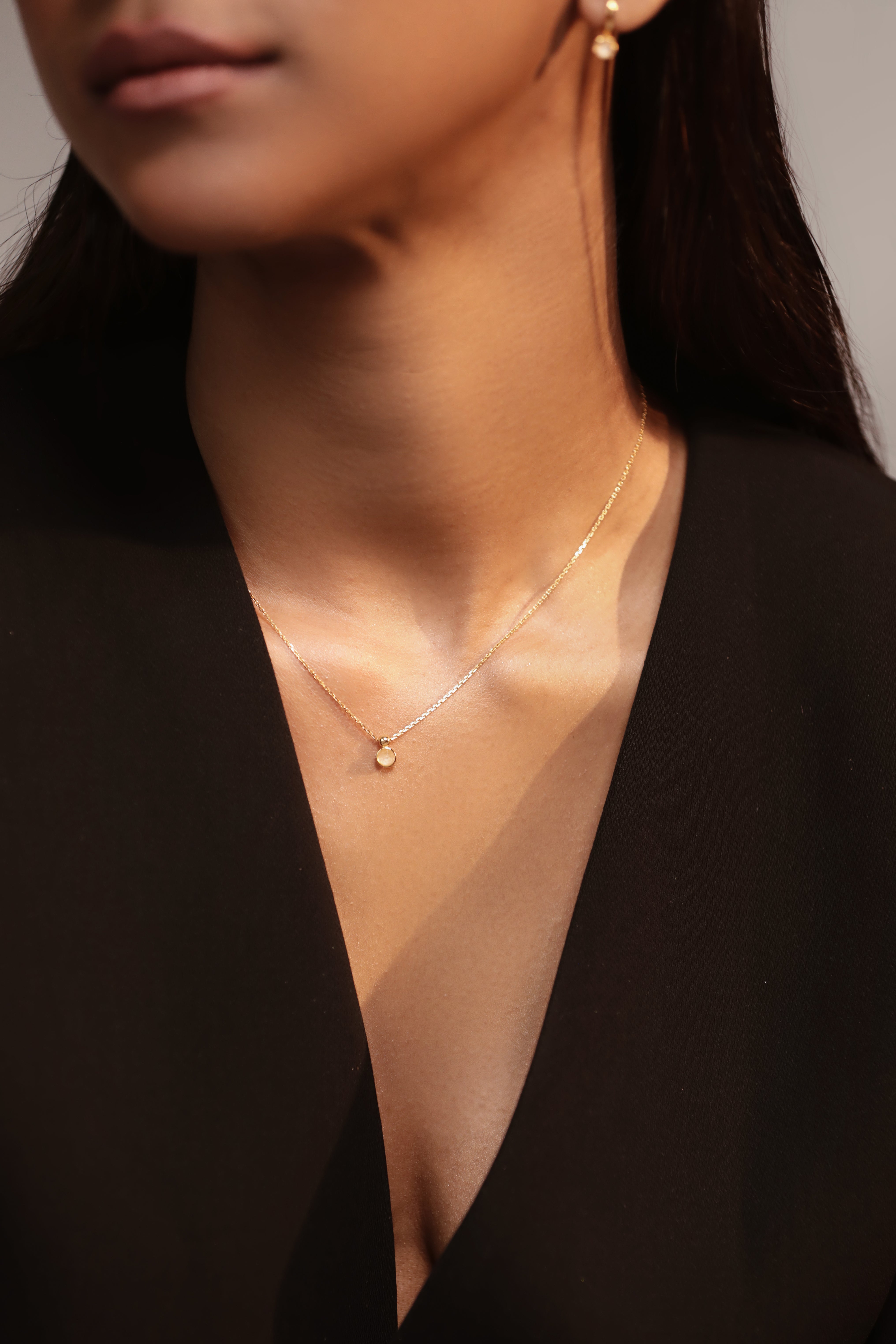 Inner Glow Gold with Citrine Quartz Set