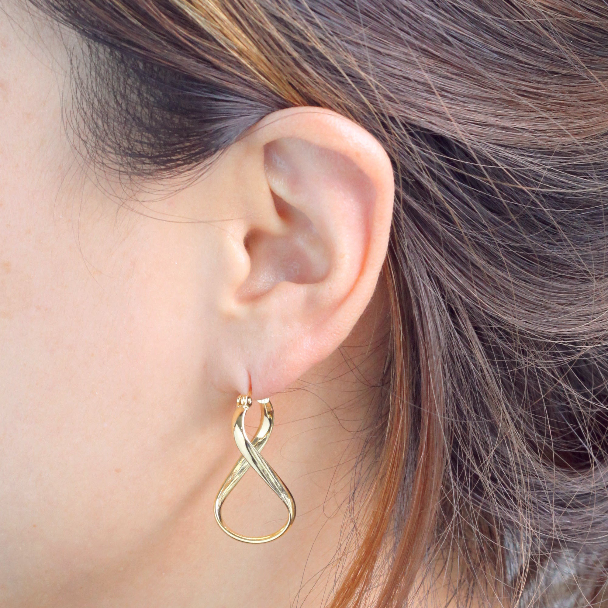 Infinity Hoop Earring