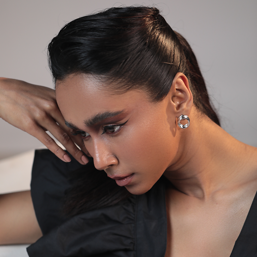 Gentle Yet Stern Statement Earrings
