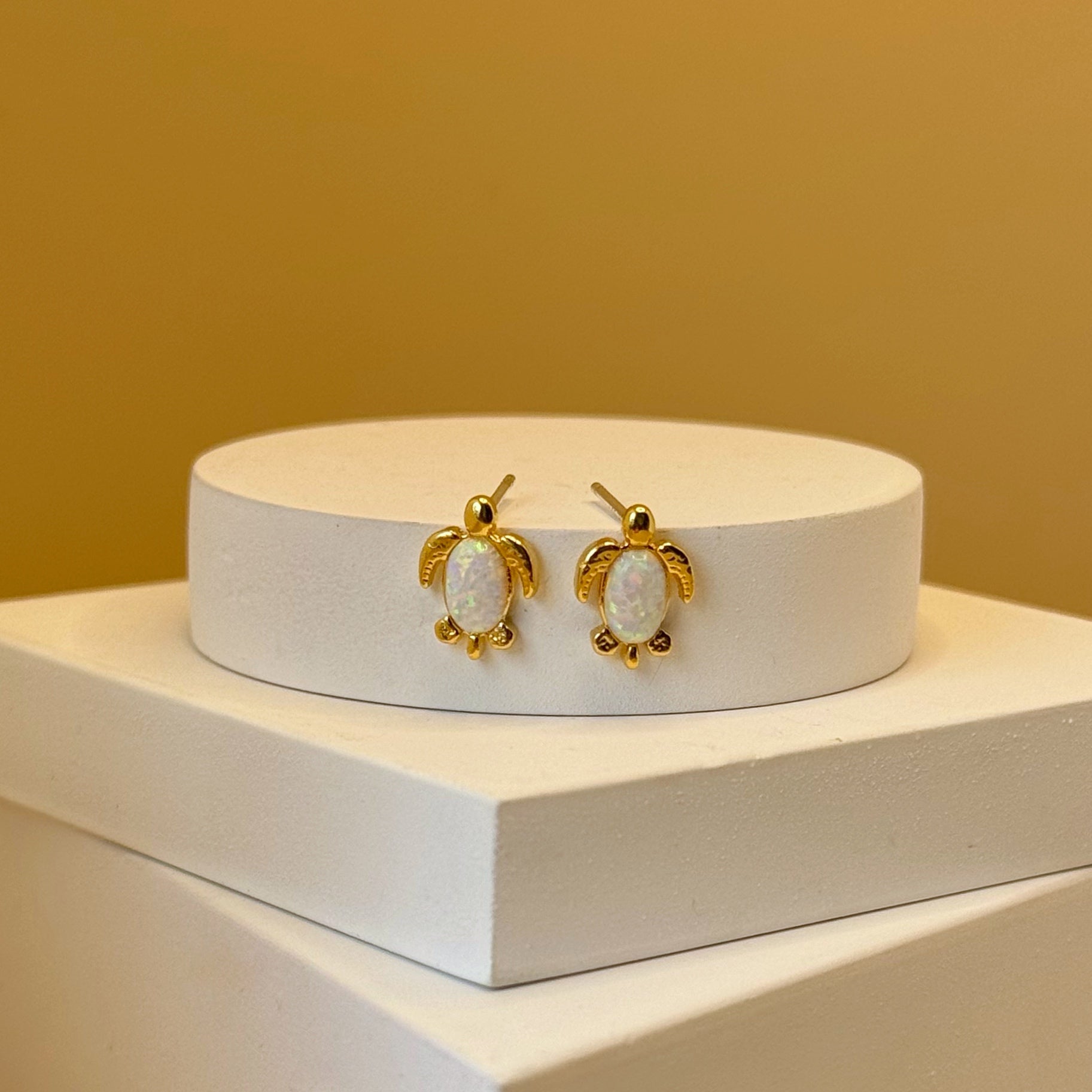 Turtle Treasures Gold with Opal Set