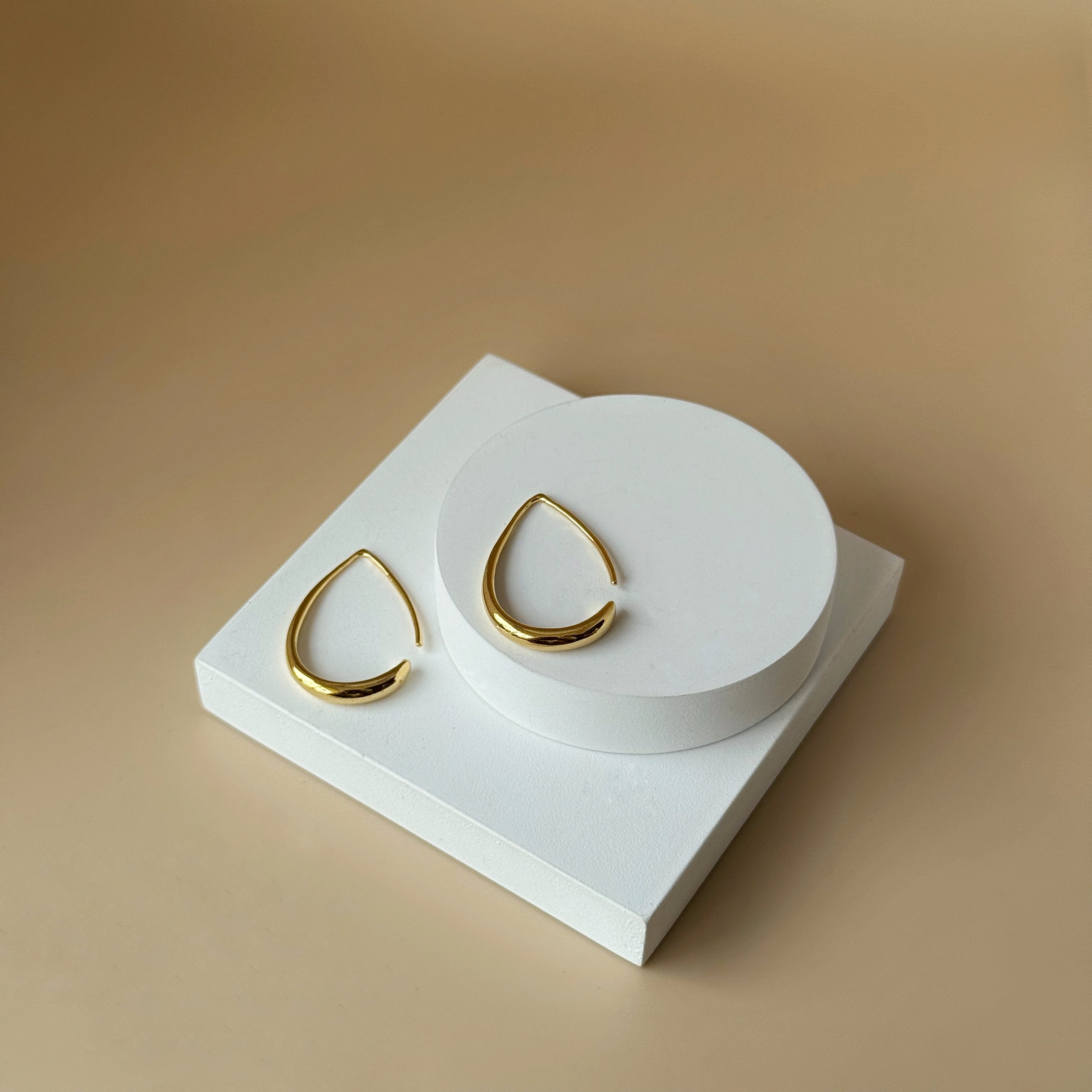 Unfinished Hoop Earrings