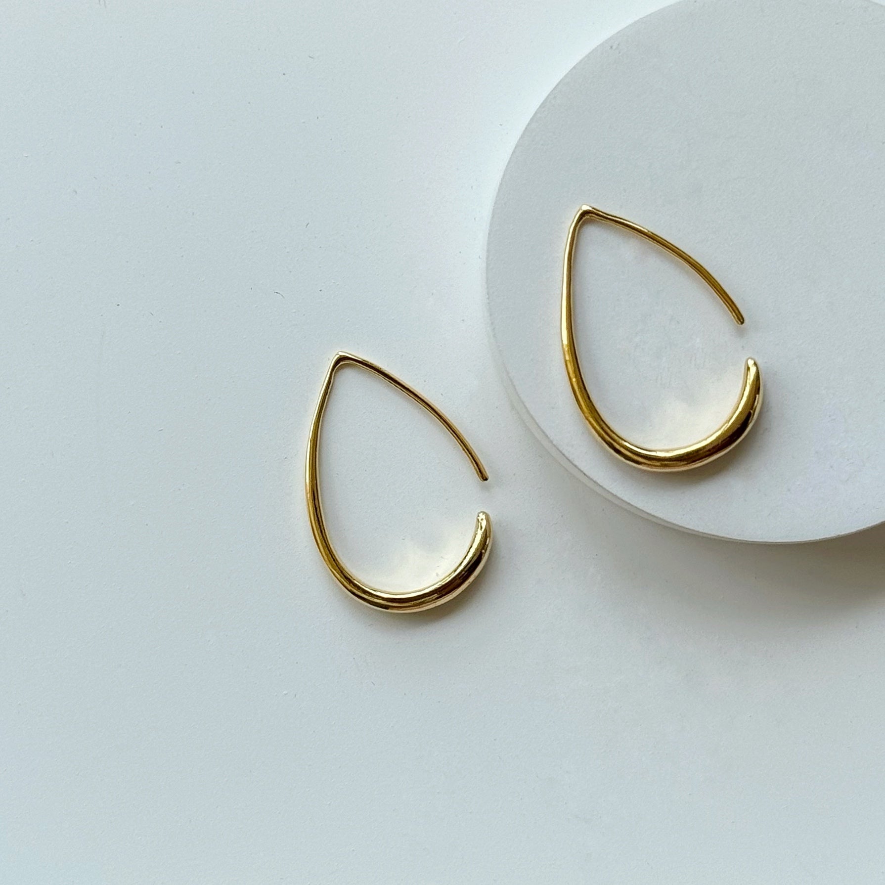 Unfinished Hoop Earrings