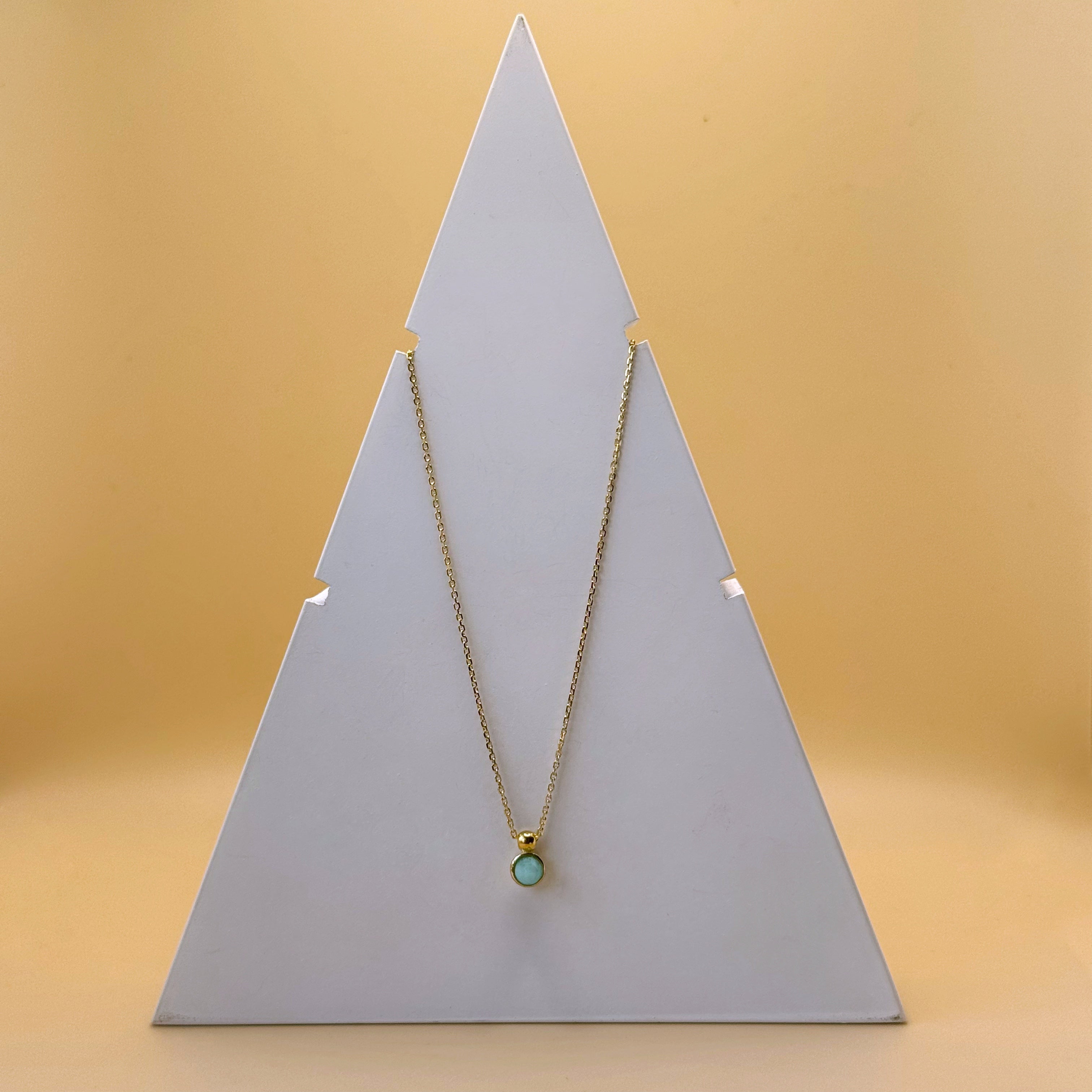 Inner Glow Gold with Chrysoprase Set