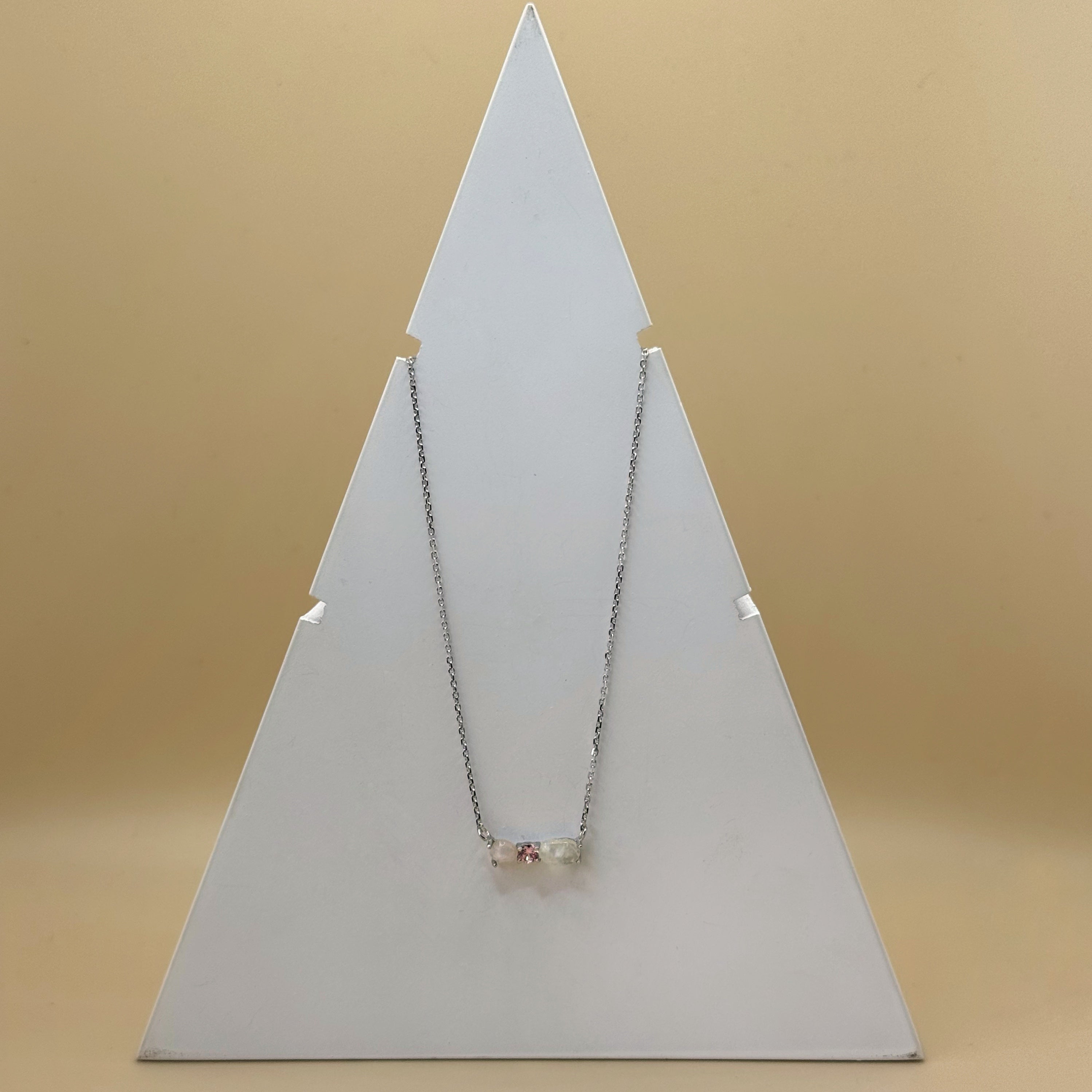 Daily Chic Silver with Rose Quartz Set