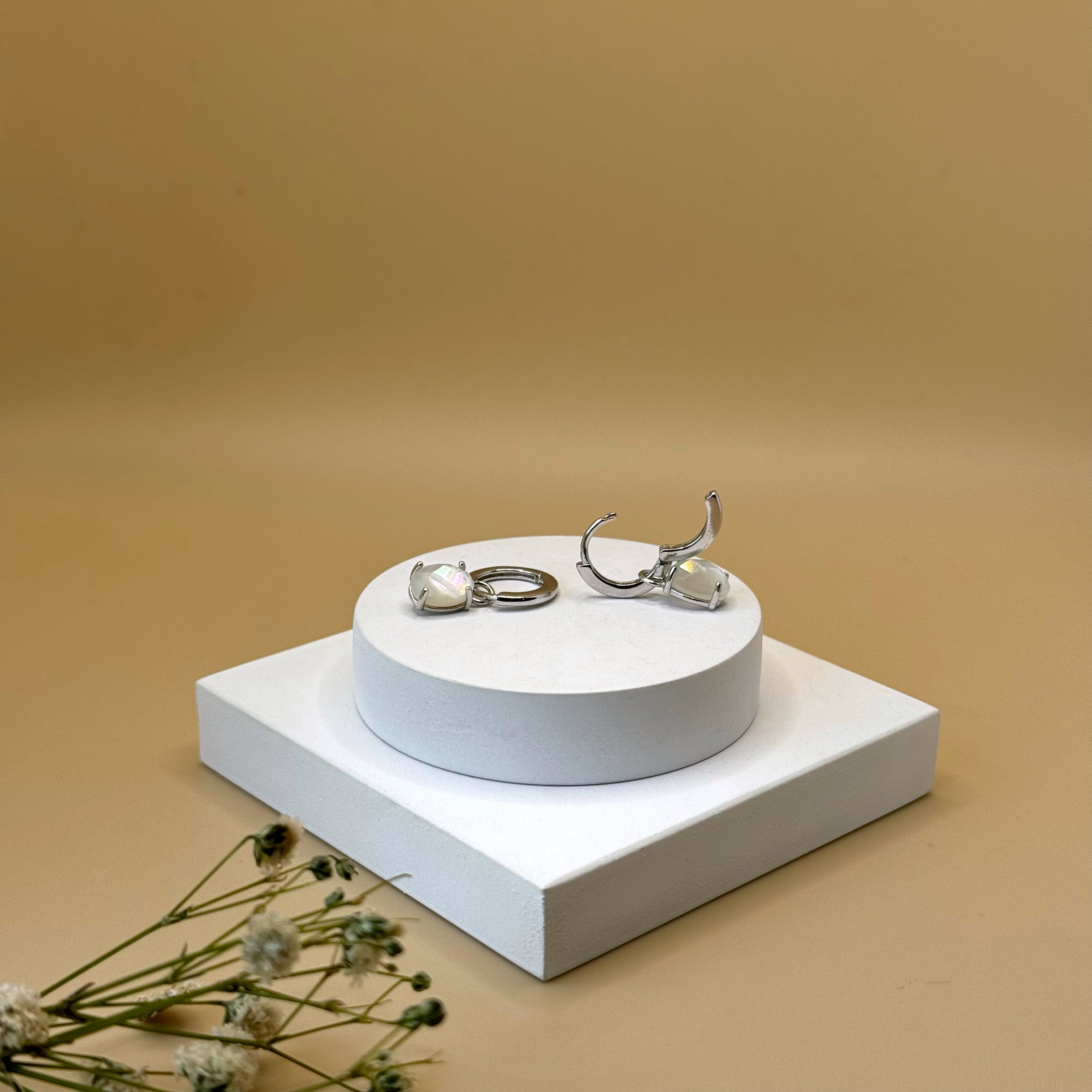 Dew Drop Mother of Pearl Earrings