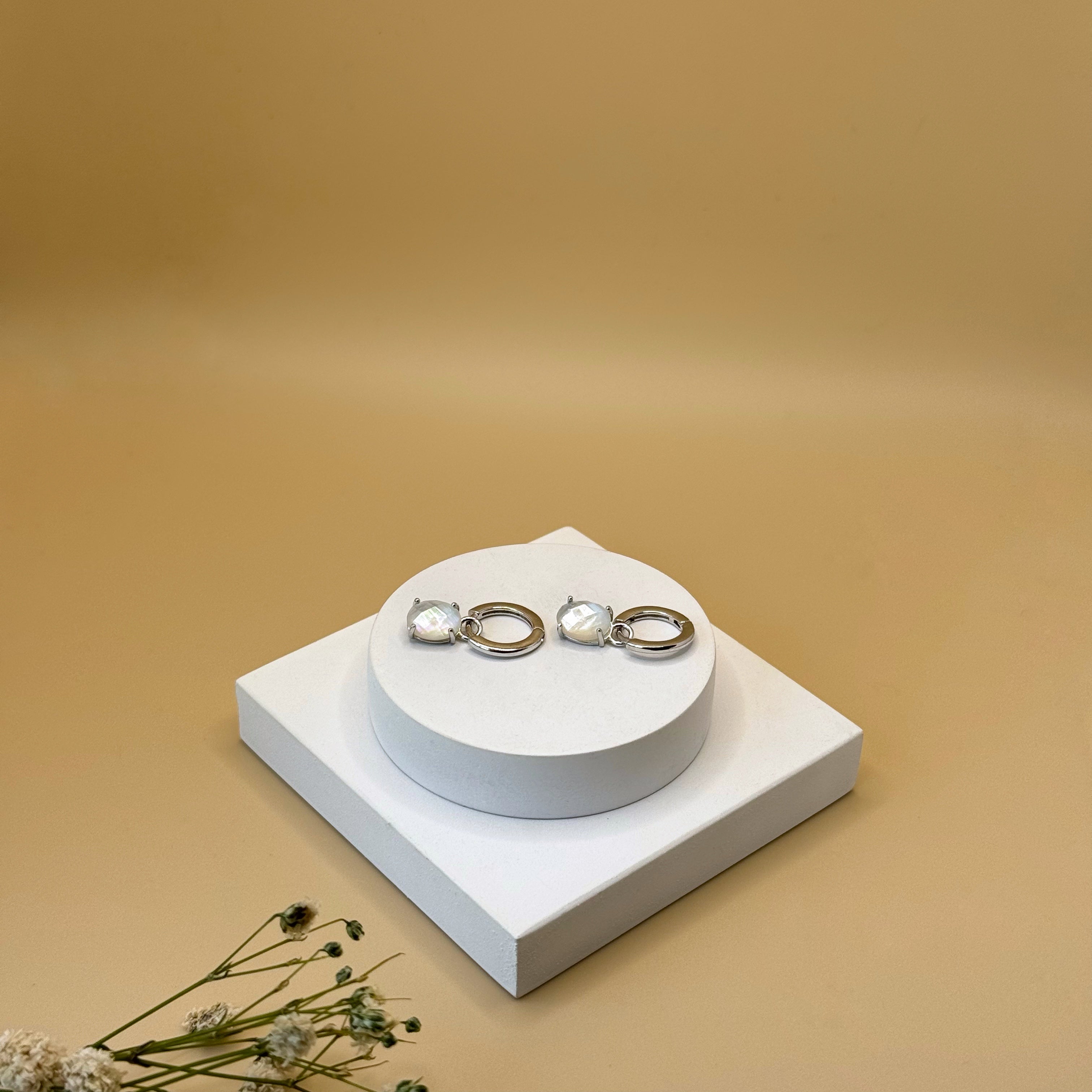 Dew Drop Mother of Pearl Earrings