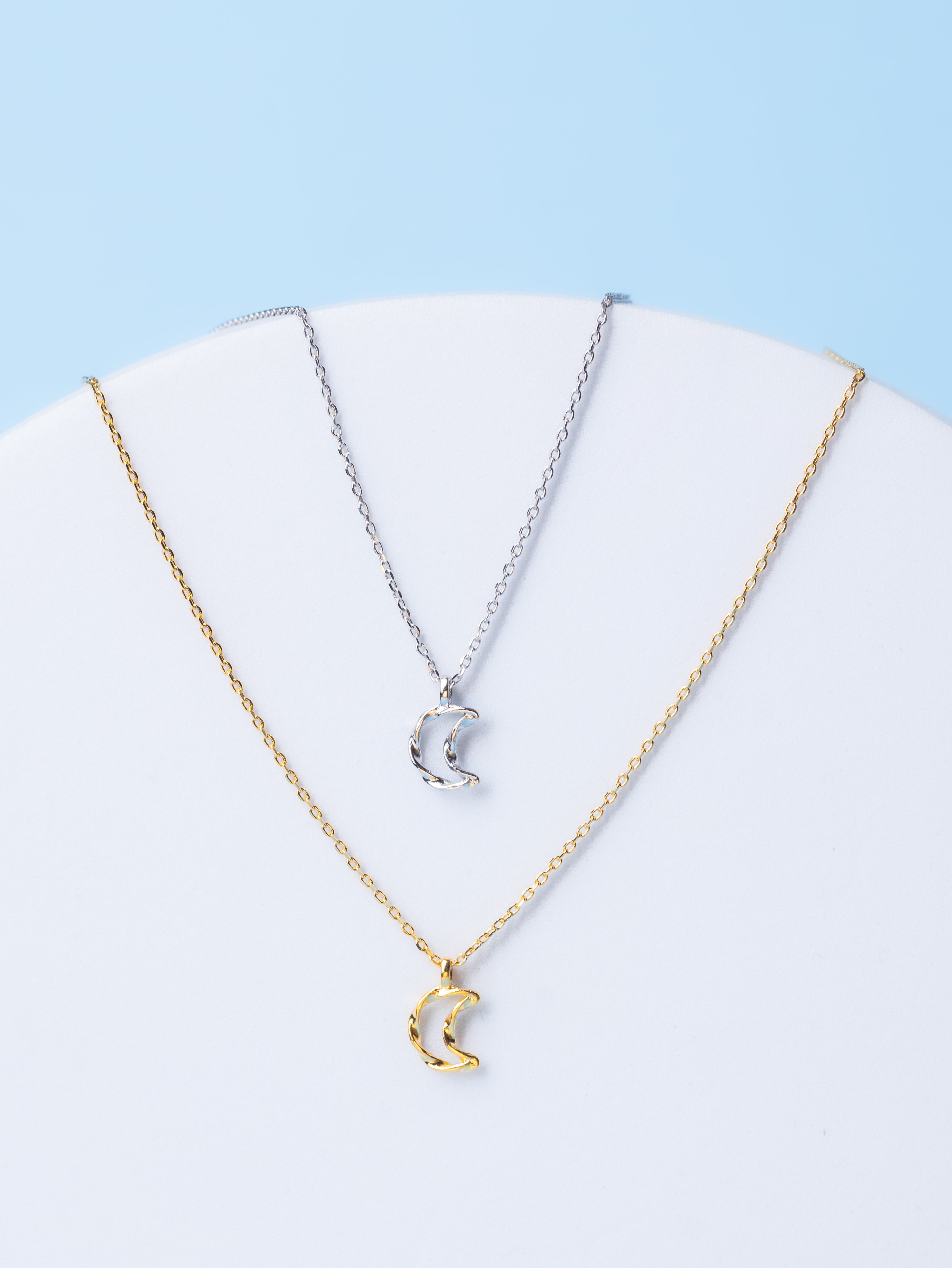 Crescent Glimmer Necklace