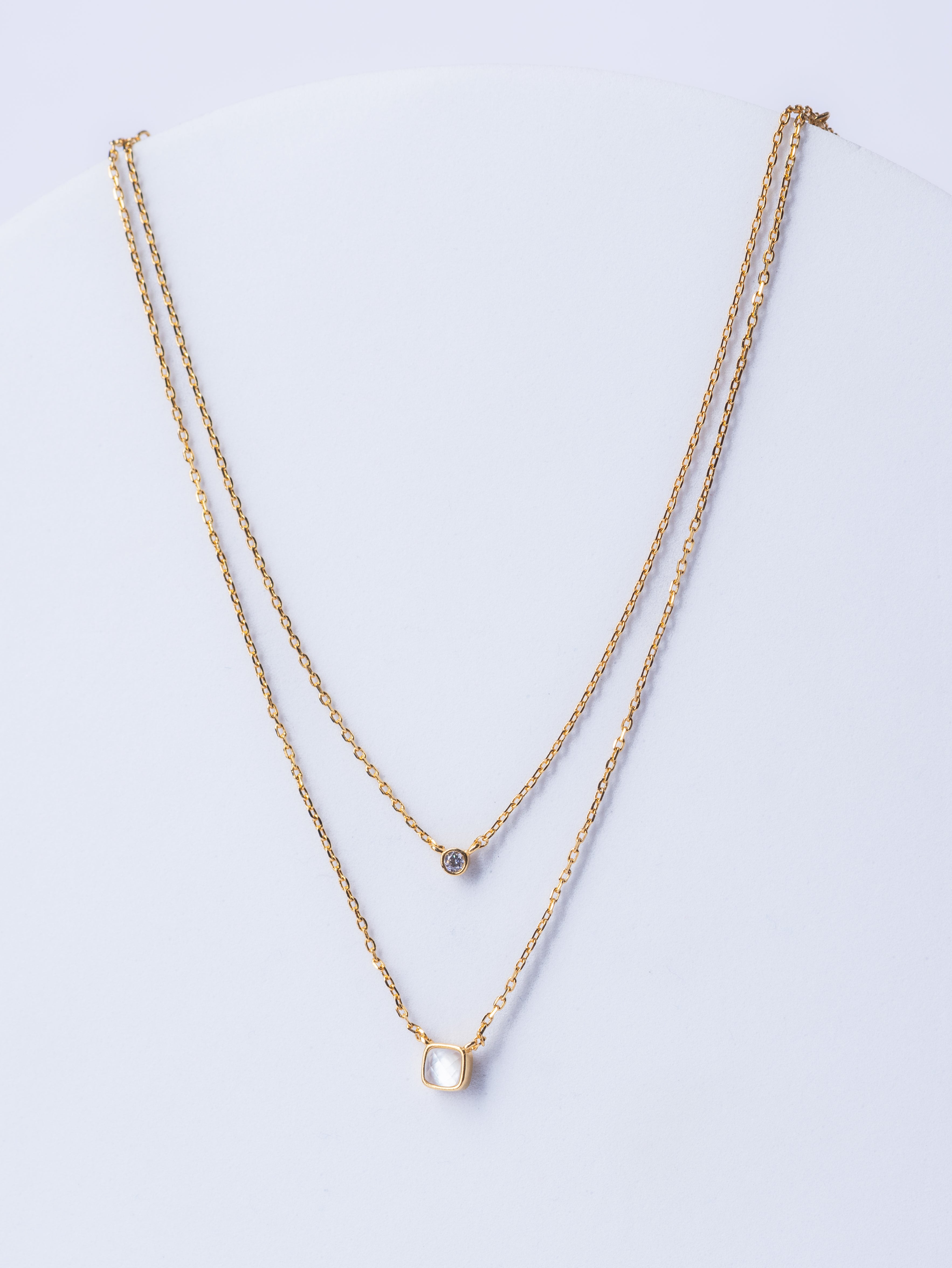 Dual Glow Two layer necklace