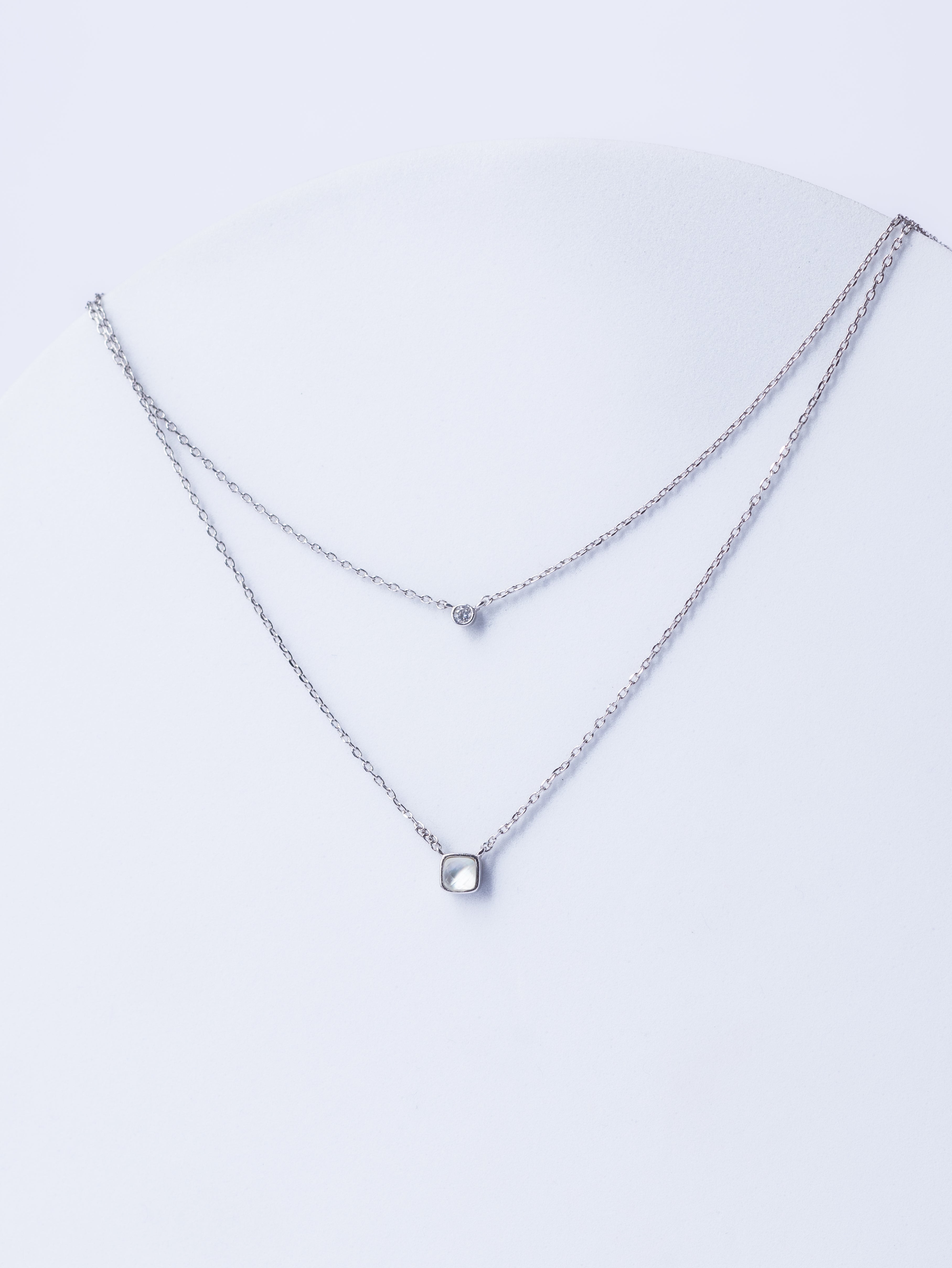 Dual Glow Two layer necklace