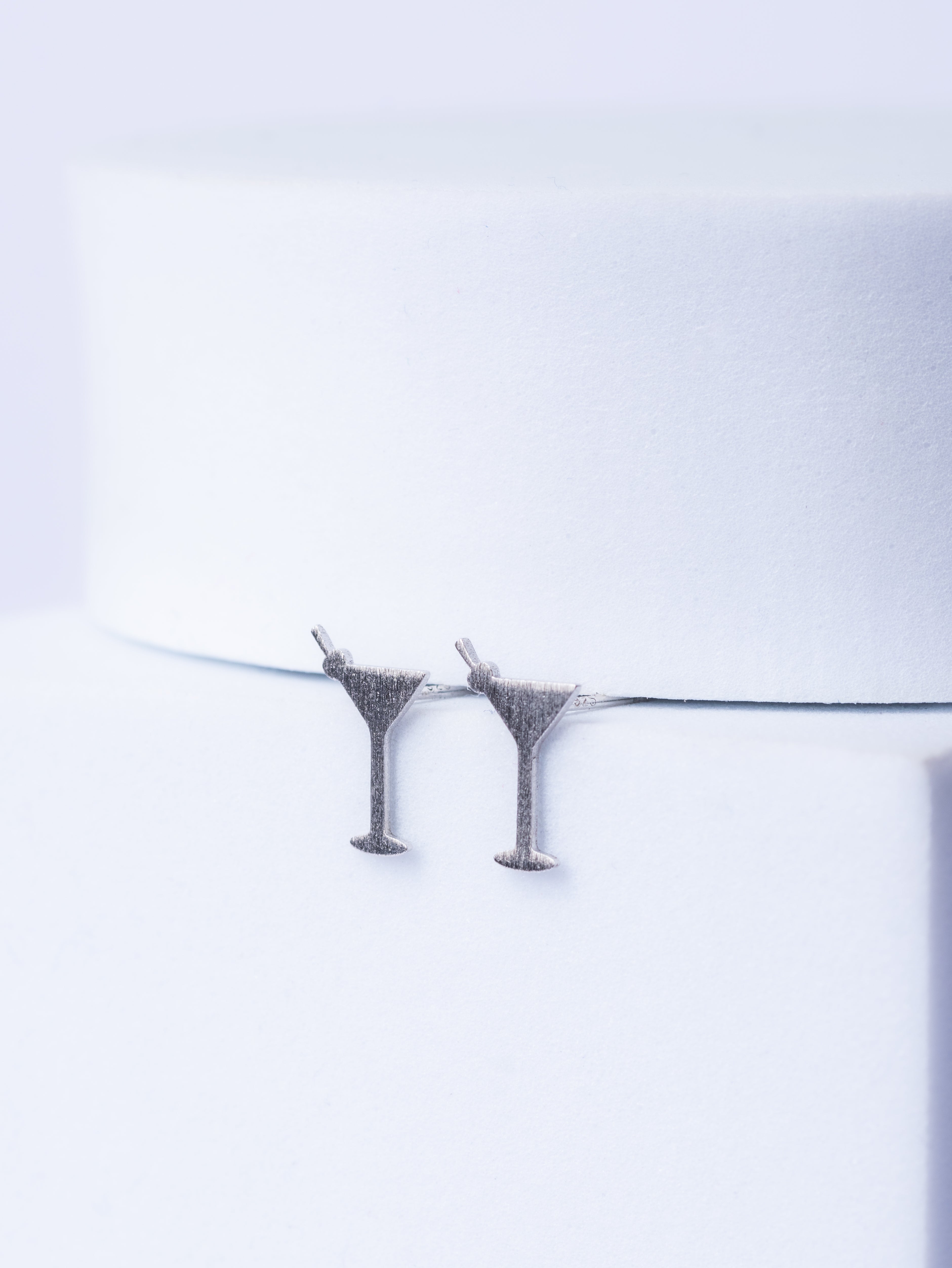 Dirty Martini Cocktail Earrings