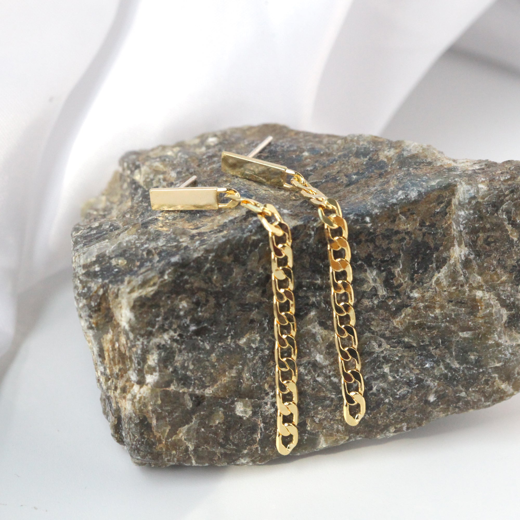 Sleek Dangle Earrings