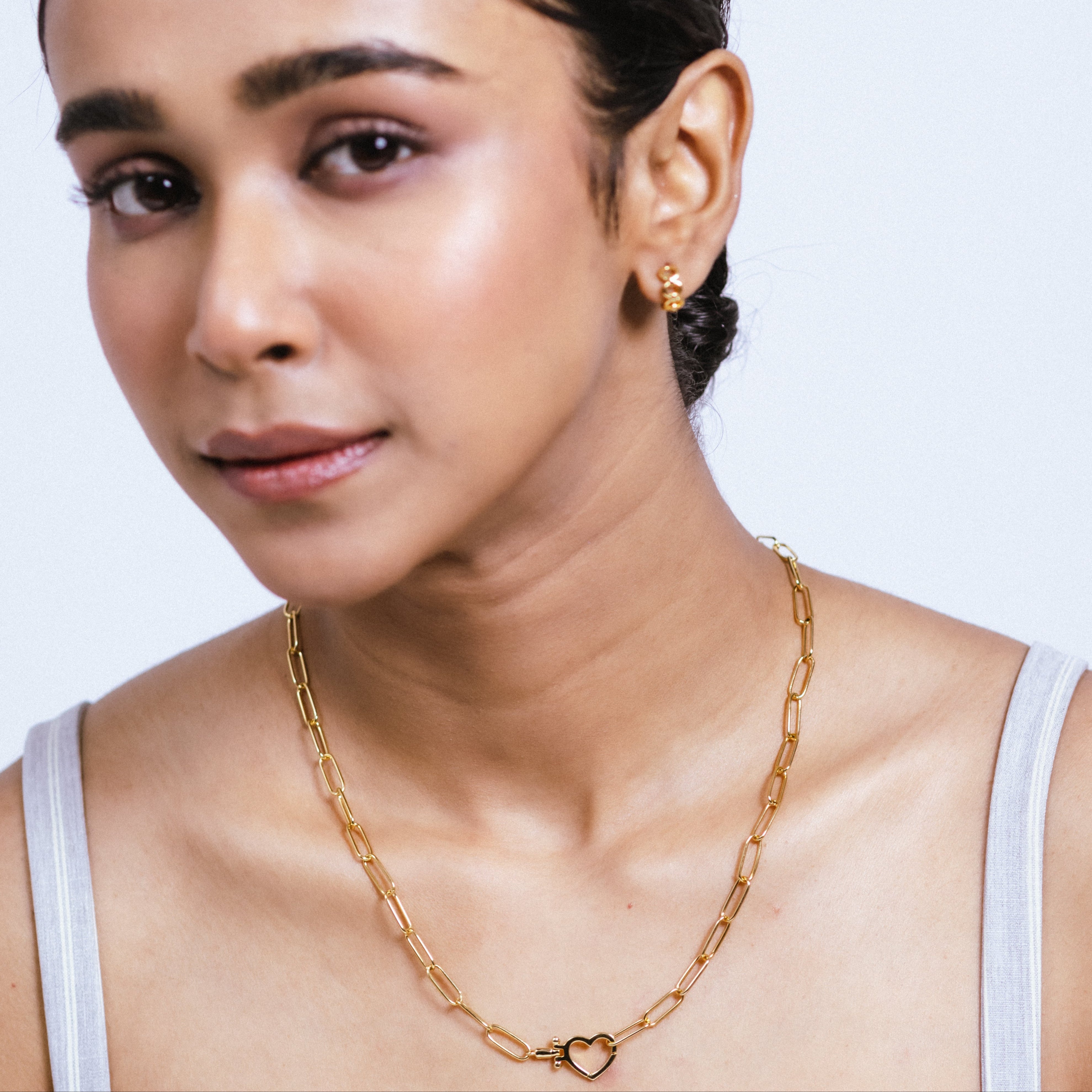 Heart line Necklace