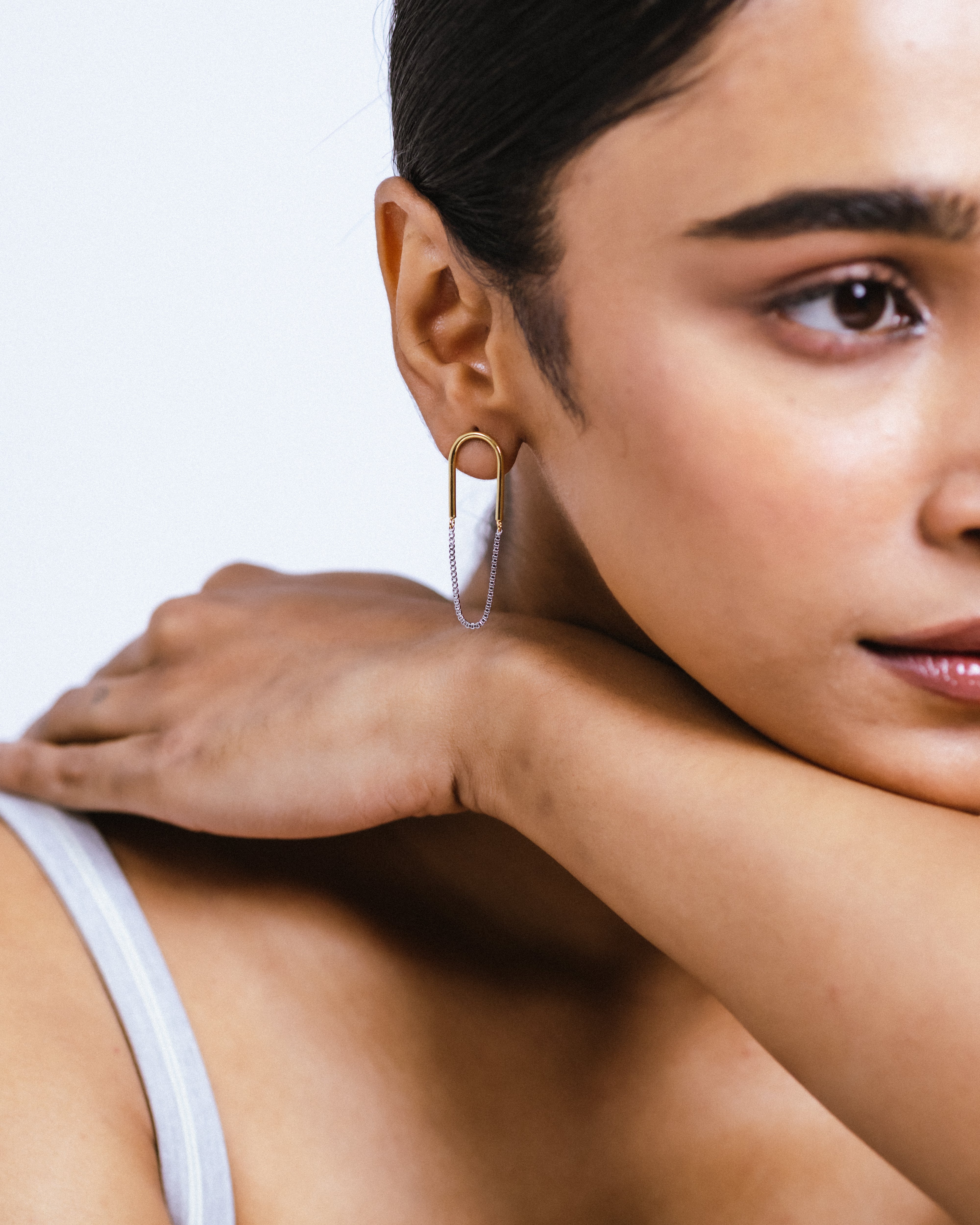 Fluid Drop Earrings