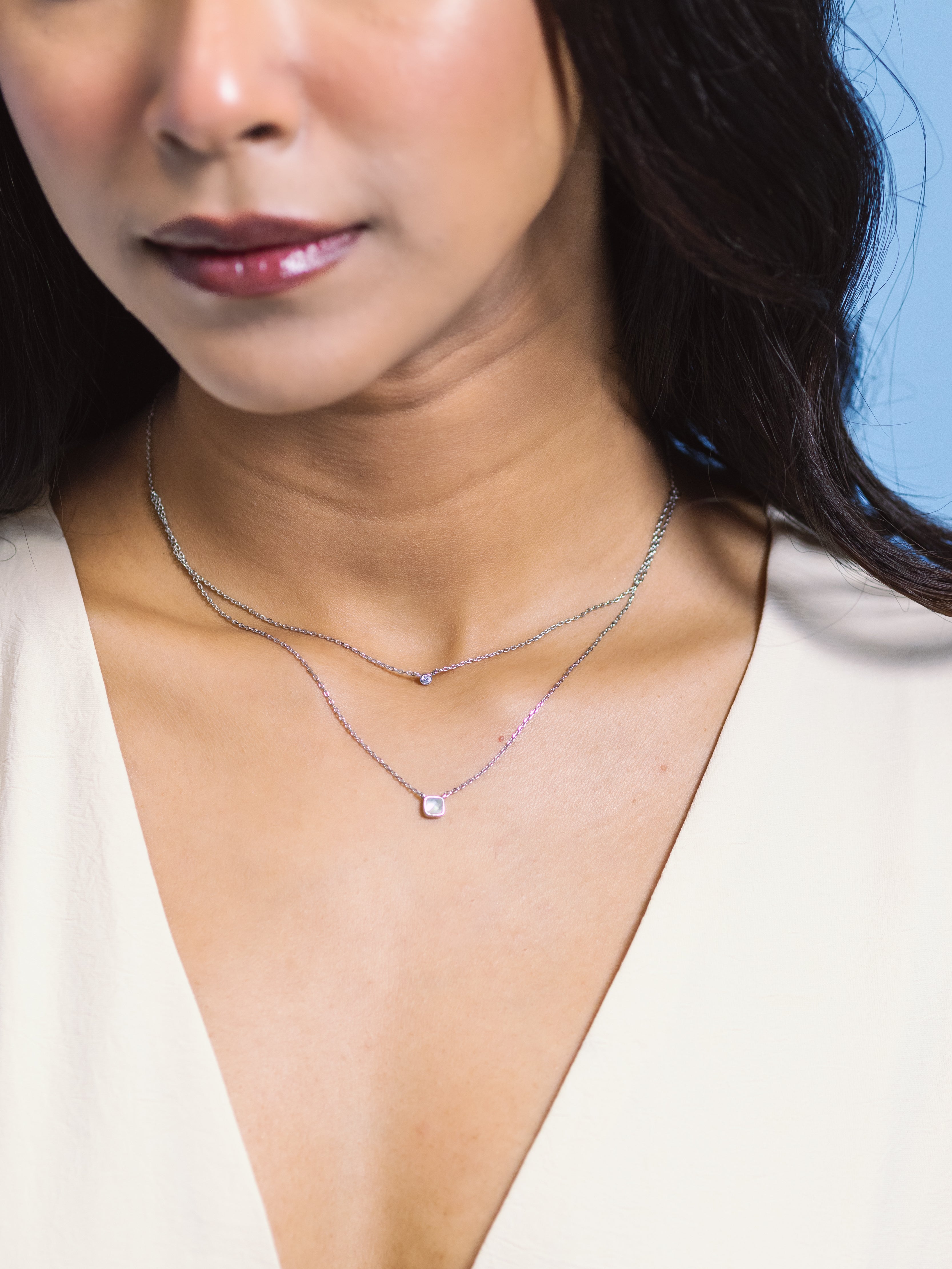 Dual Glow Two layer necklace