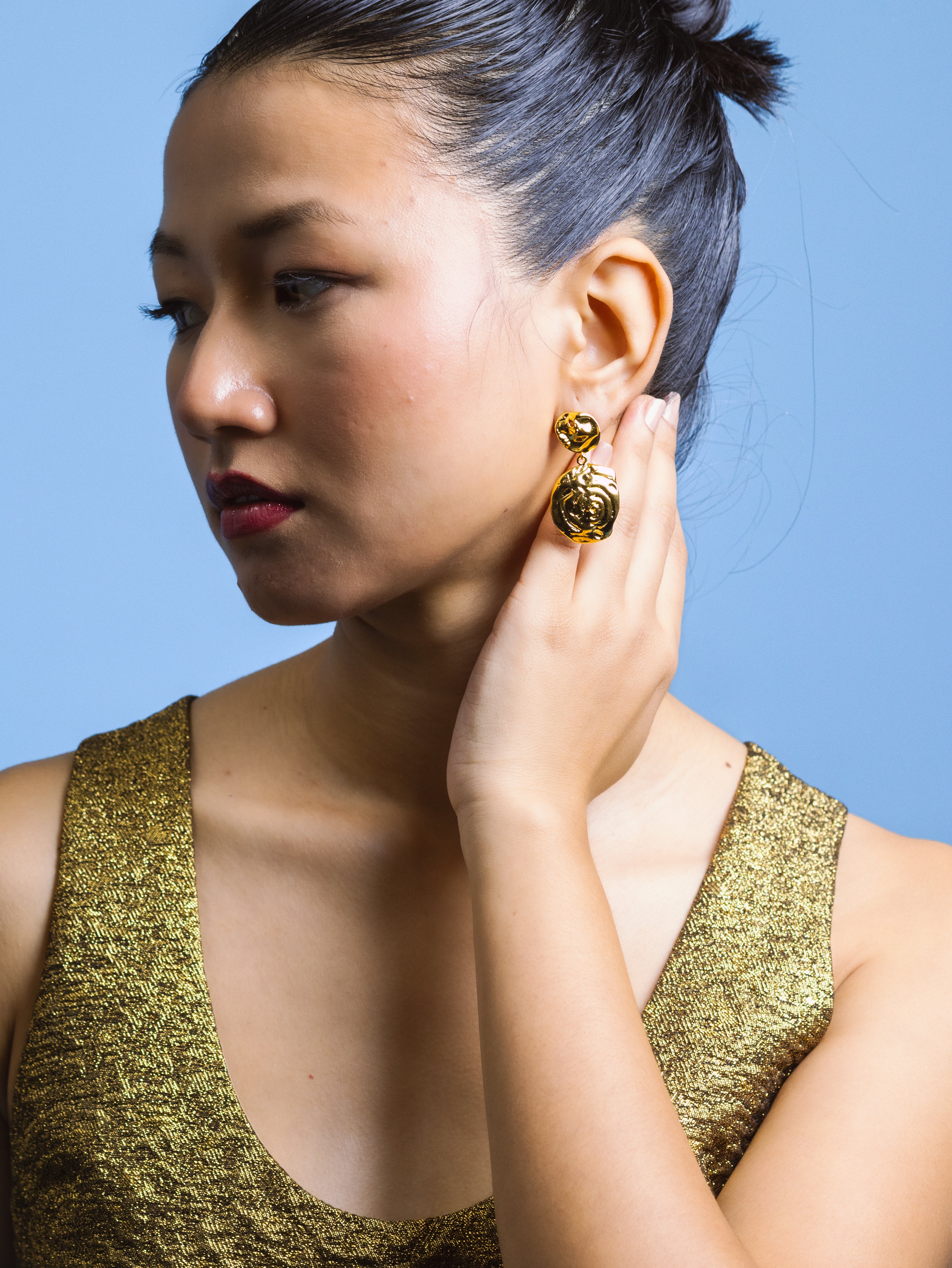 Cosmic Spiral Earrings