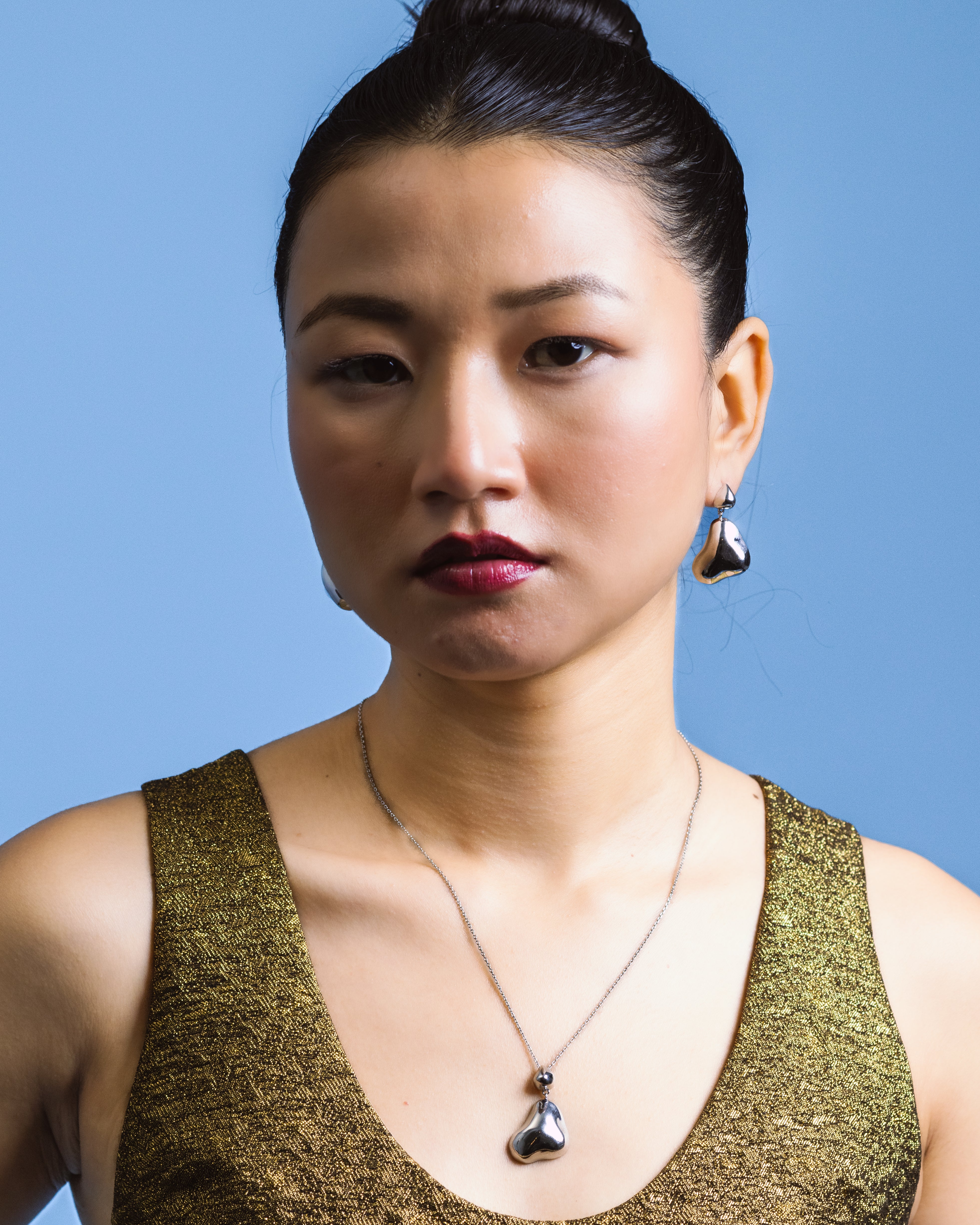 Abstract Triad Necklace