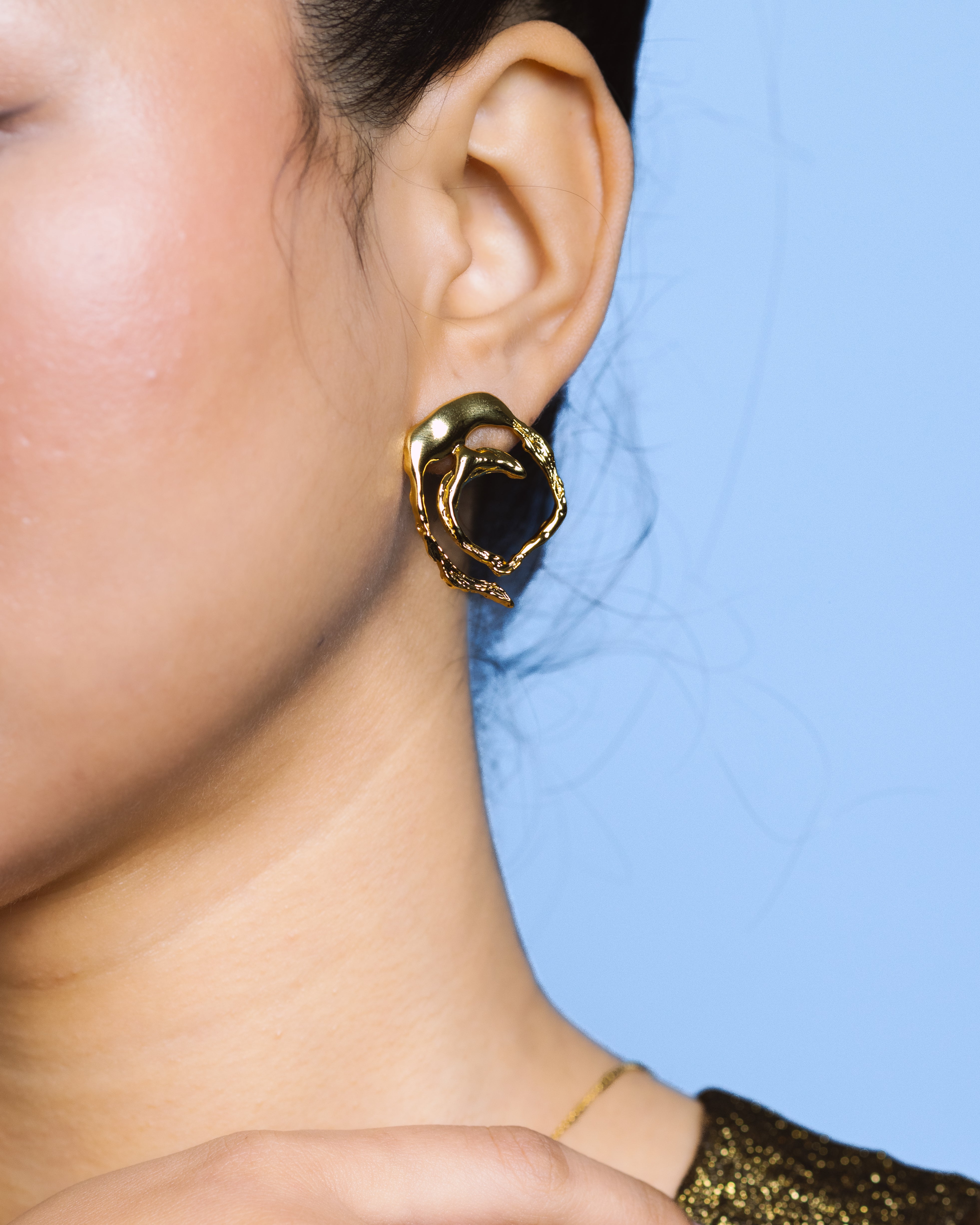 Cascading Spiral Earrings