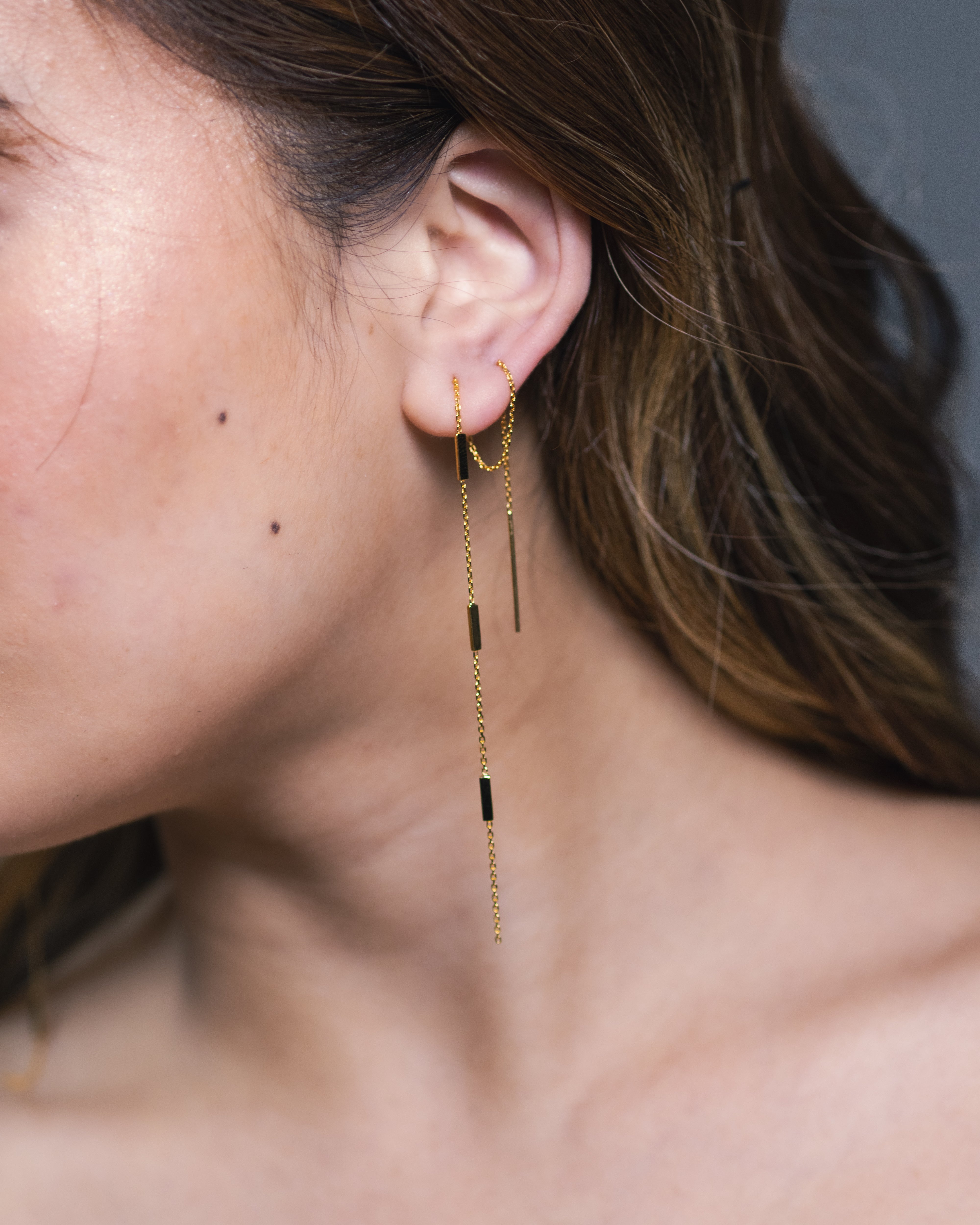 Workwear Drop Earrings