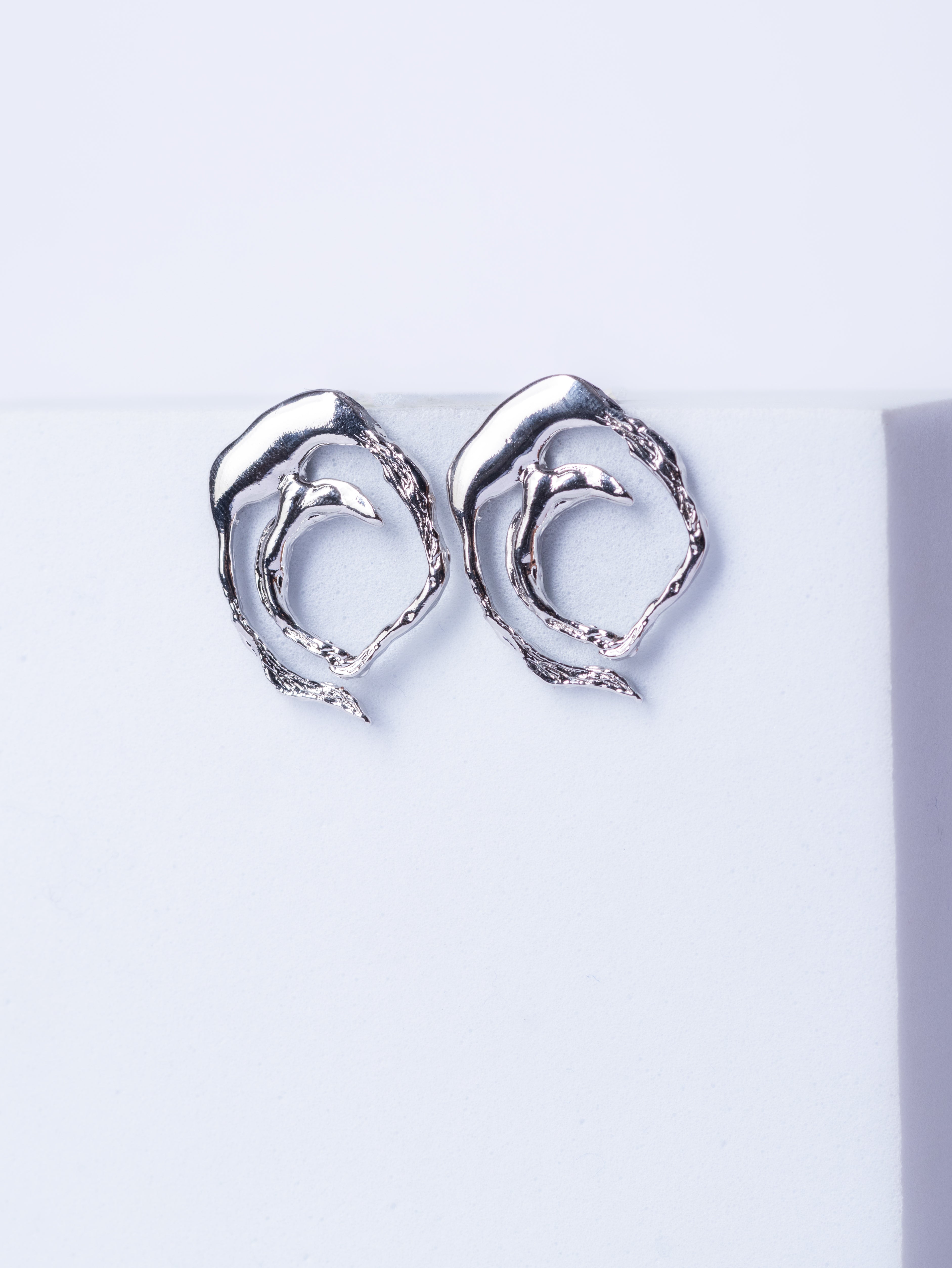 Cascading Spiral Earrings