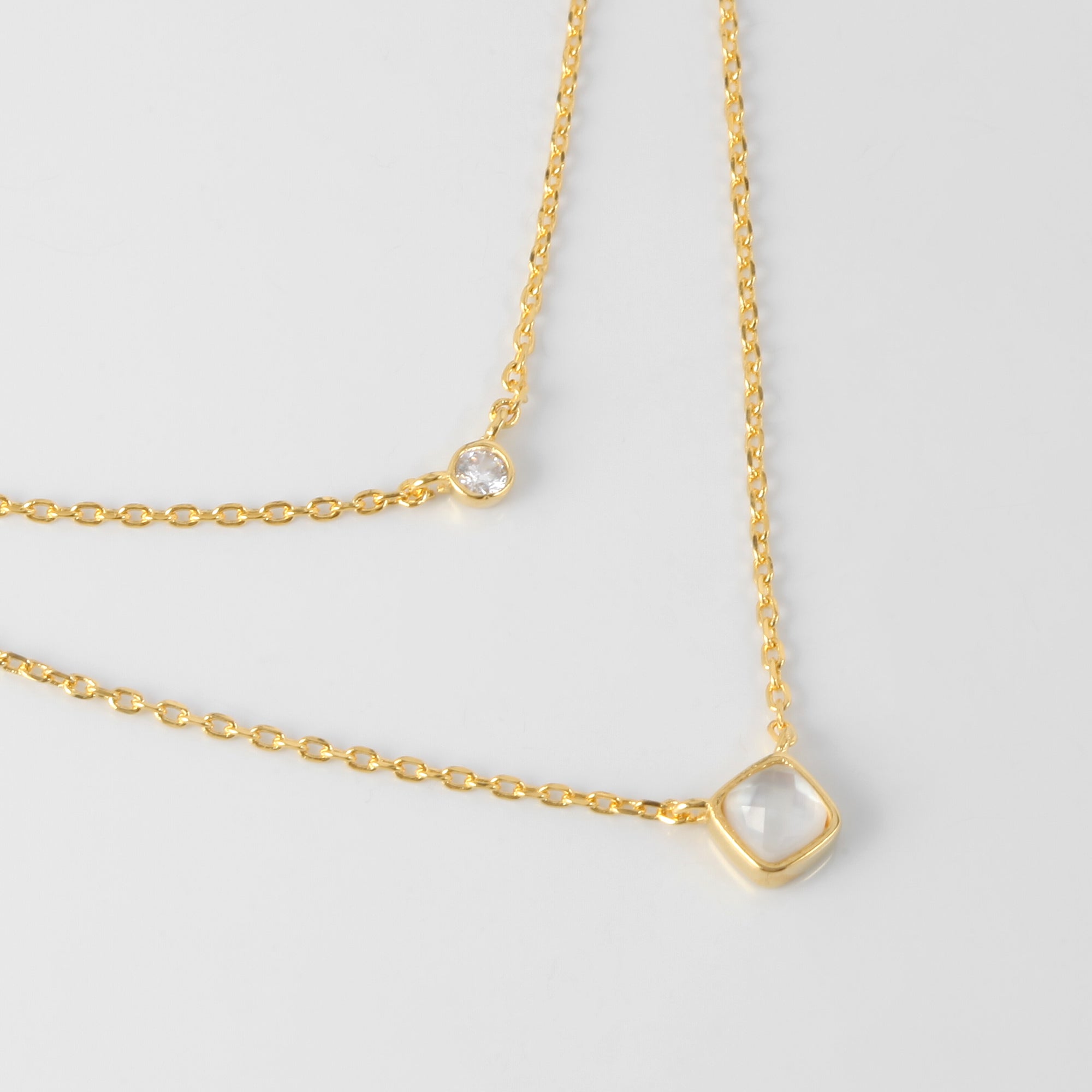 Dual Glow Two layer necklace