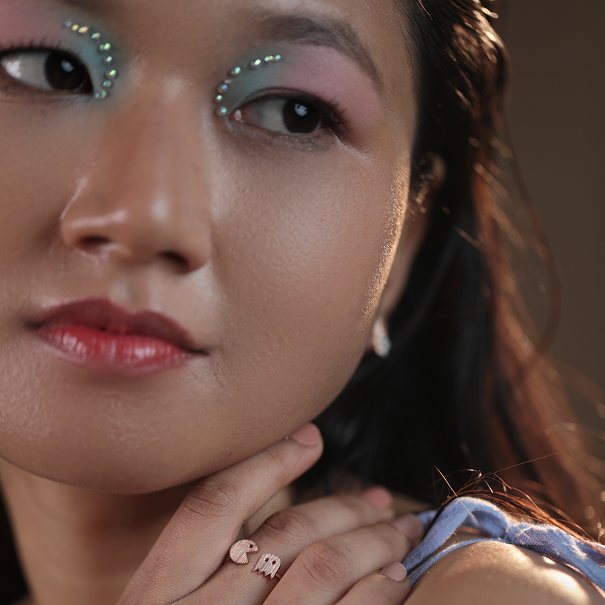 Pacman And Ghost Ring