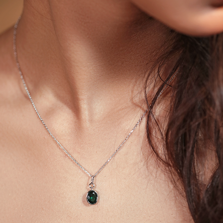 Saving Grace Emerald Necklace