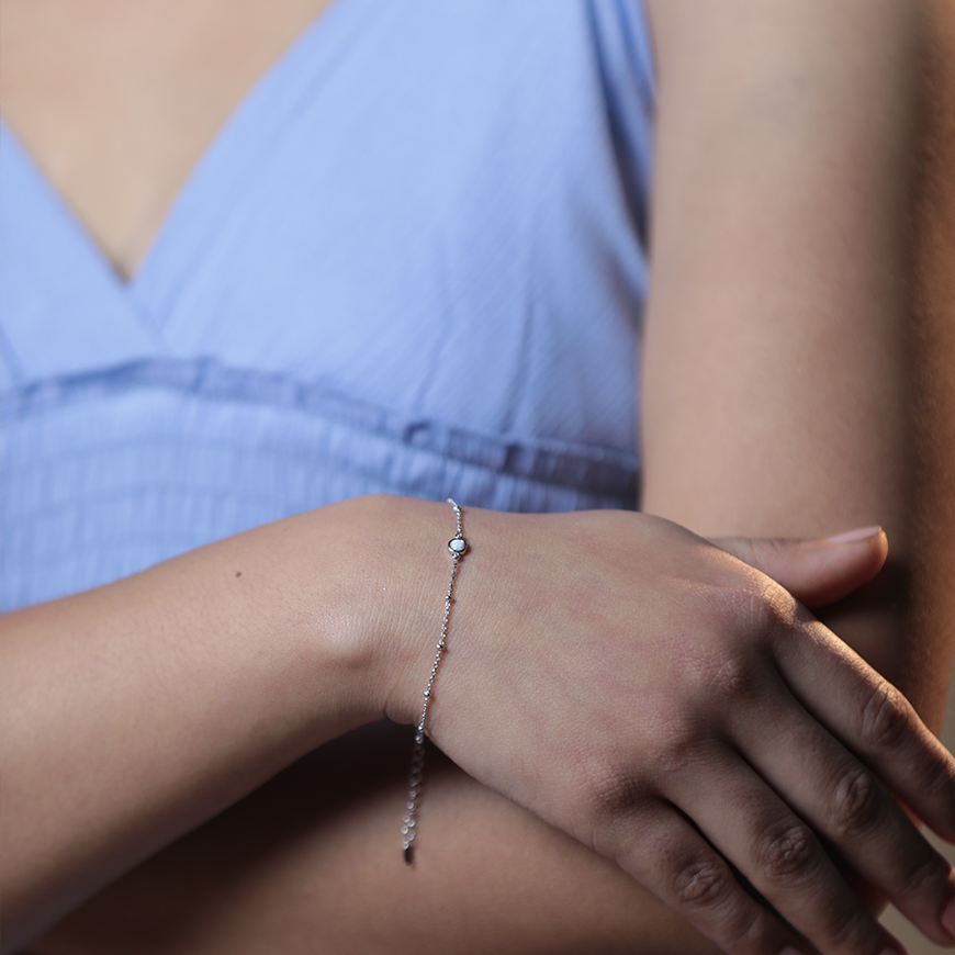 Serenity Within Minimal Bracelet