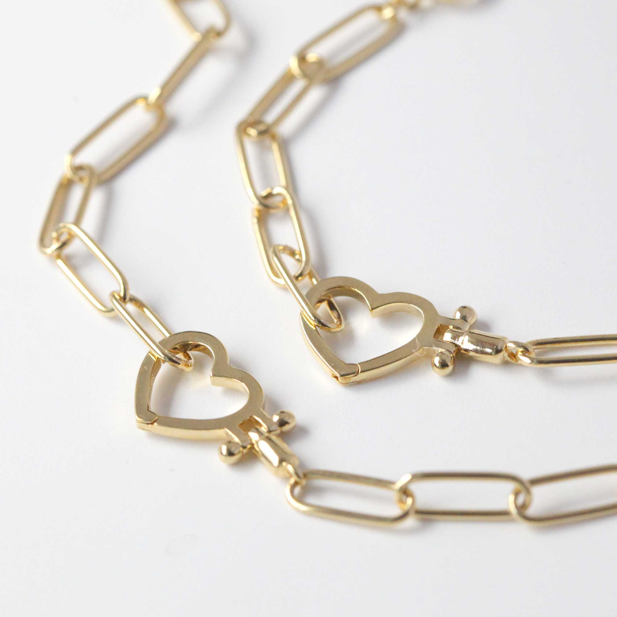 Heart line Necklace