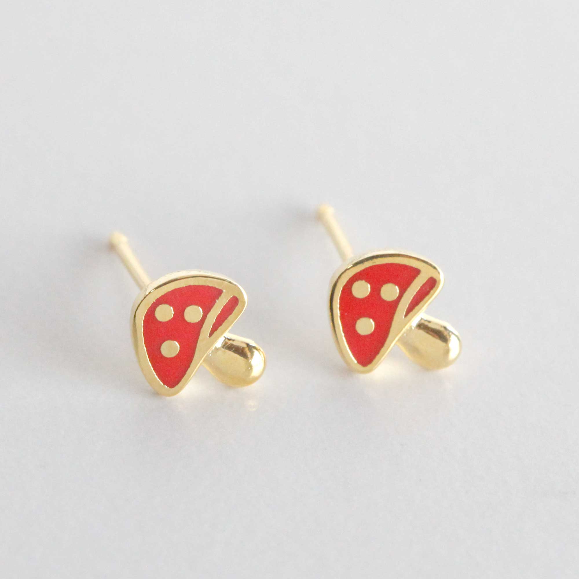 I Shroom You Set - Gold & Red Mushroom