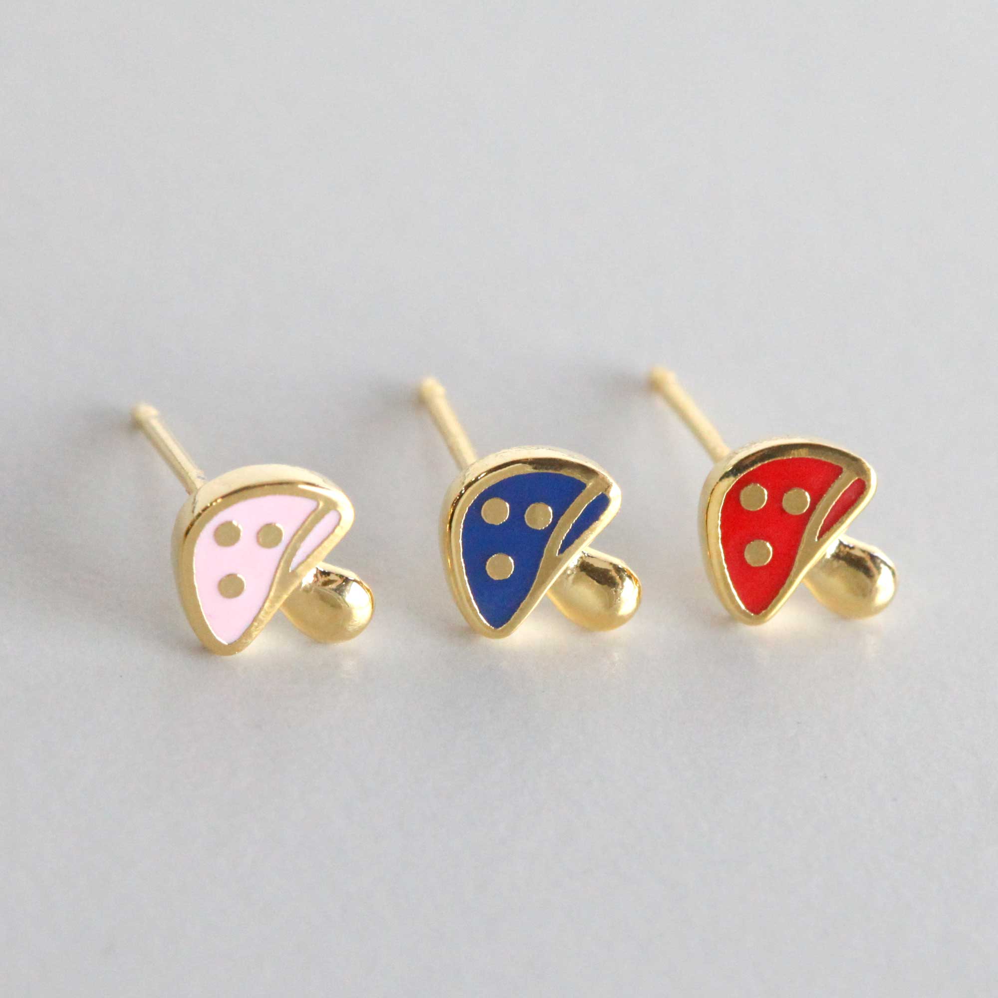 I Shroom You Set - Gold & Blue Mushroom