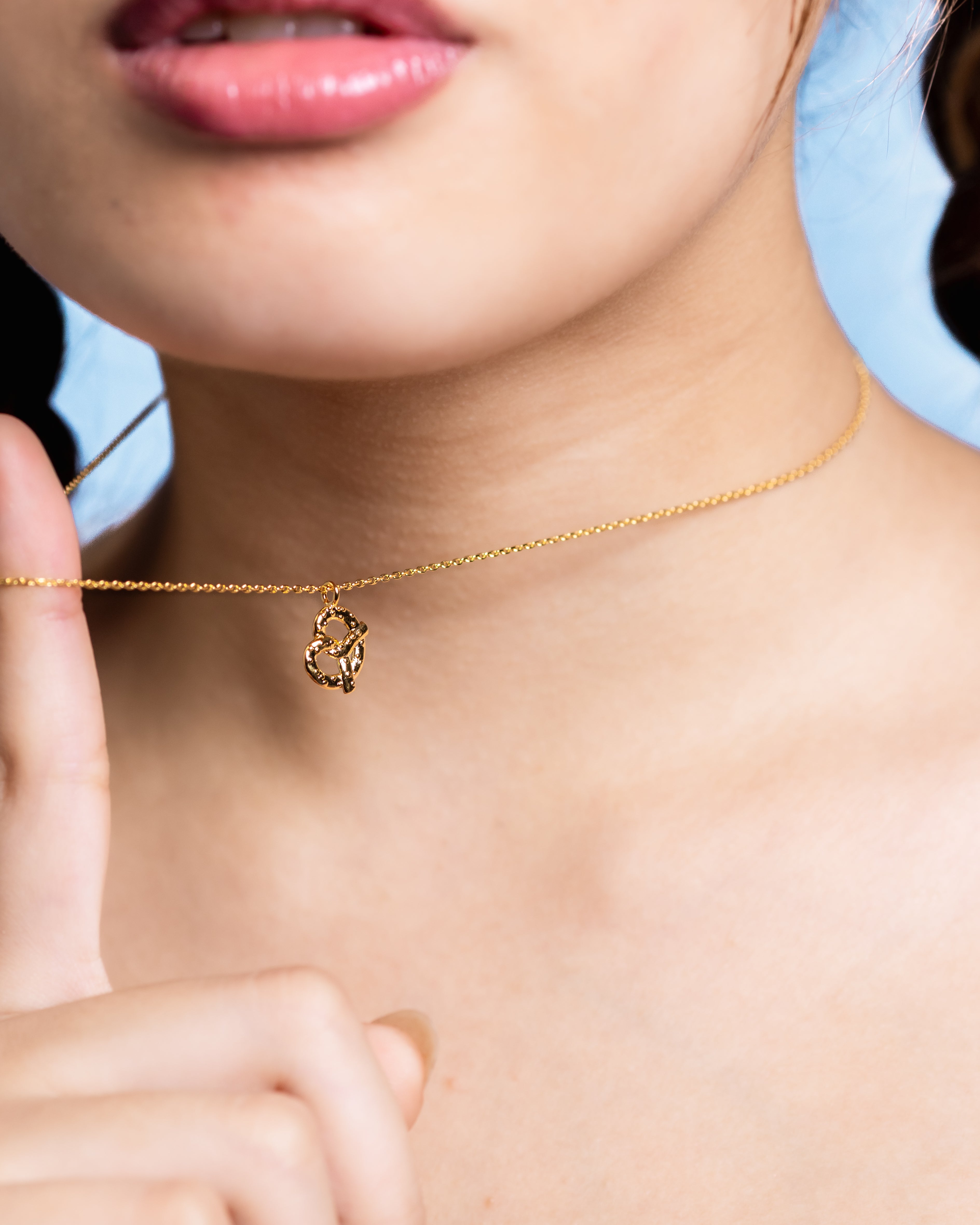 Pretzel Pop Necklace