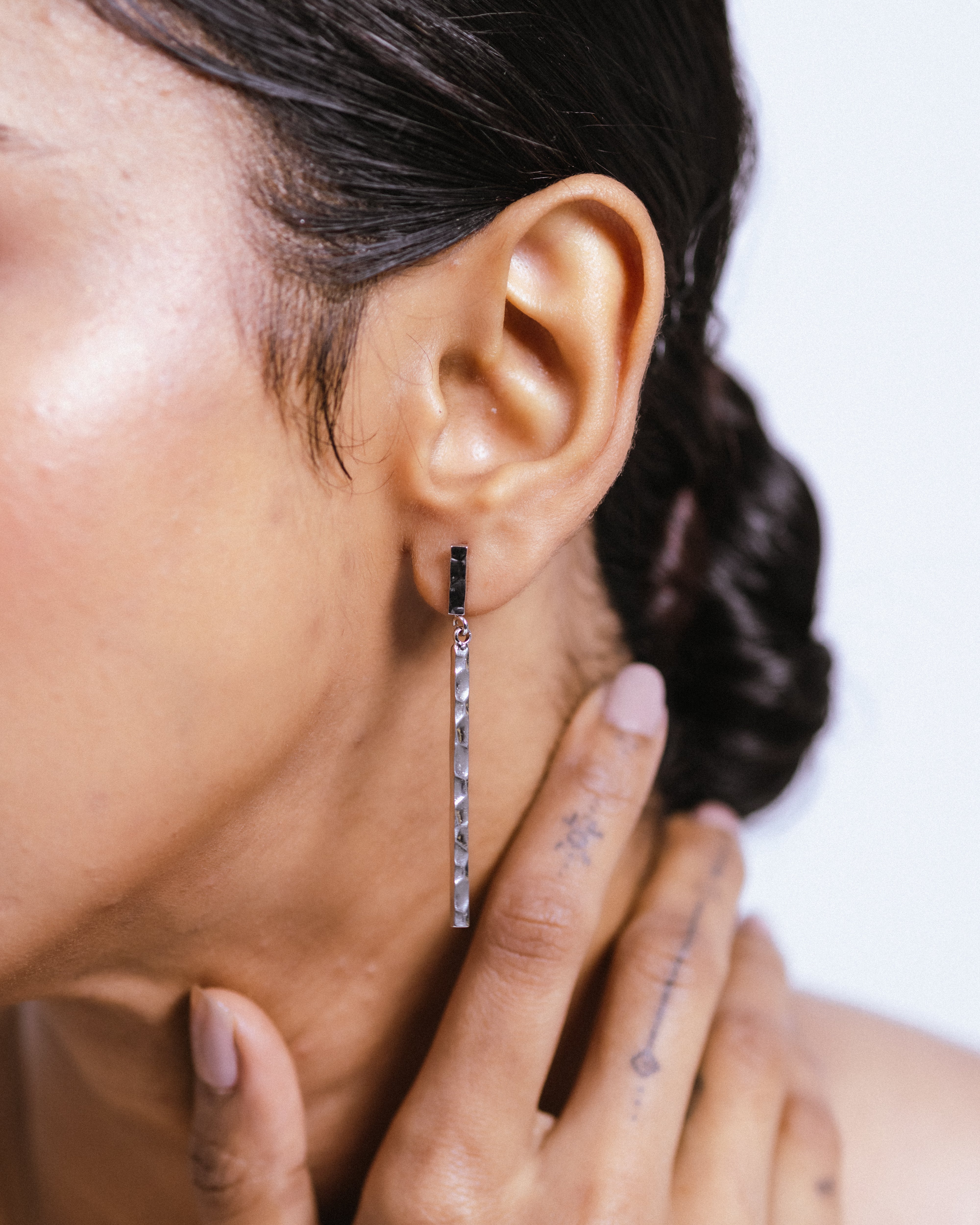 Sleek Strands Earrings