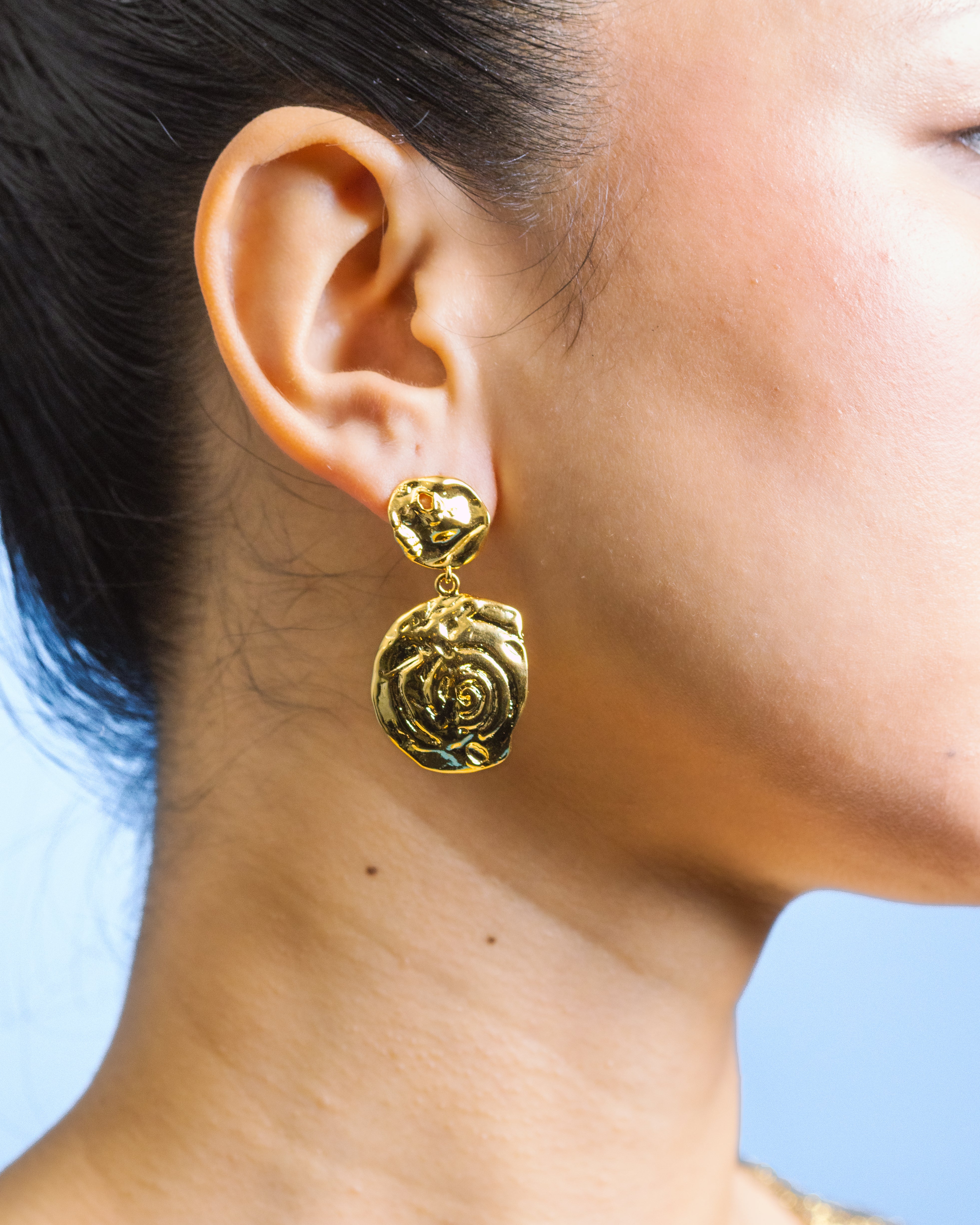 Cosmic Spiral Earrings