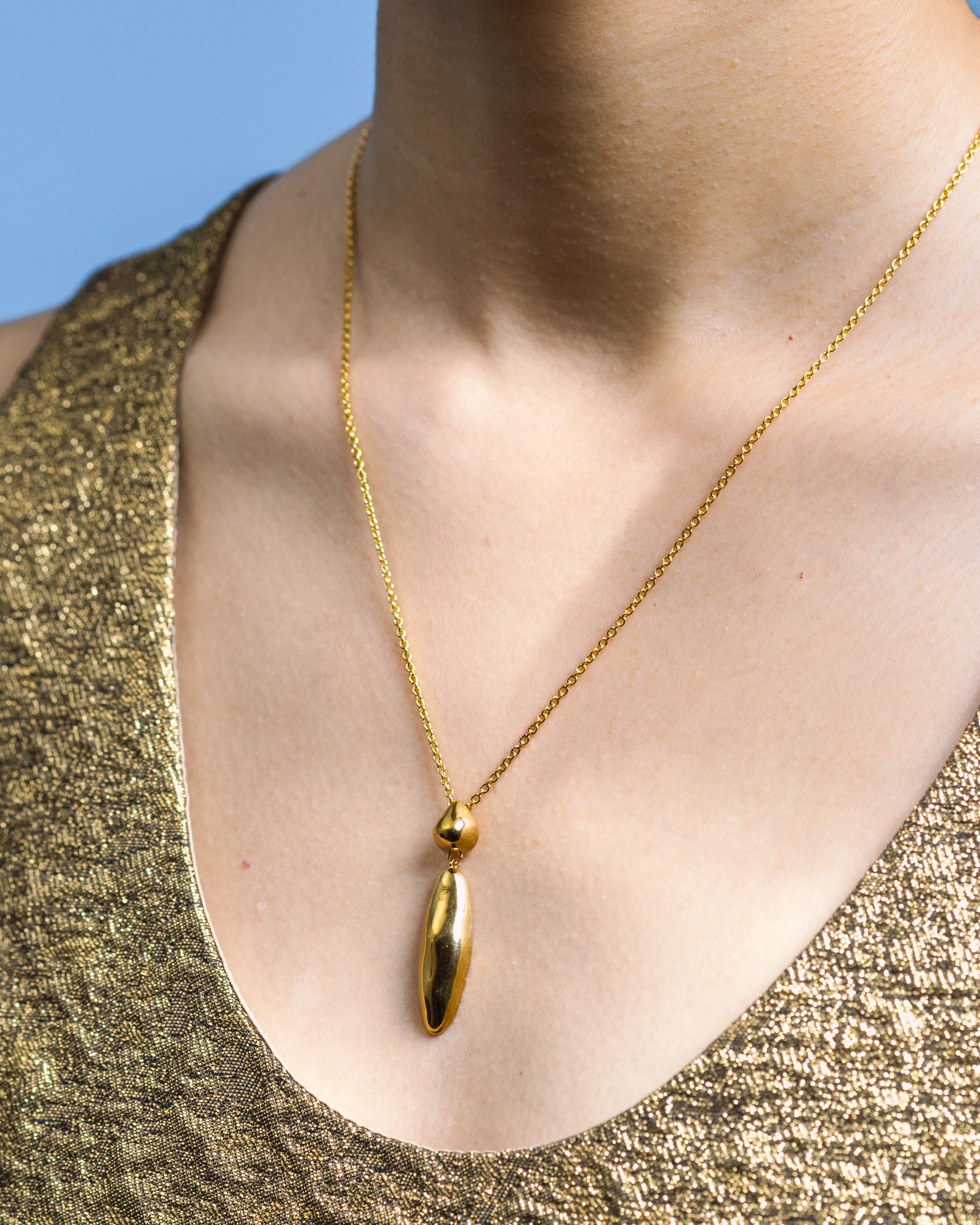Cannonball Charm Necklace