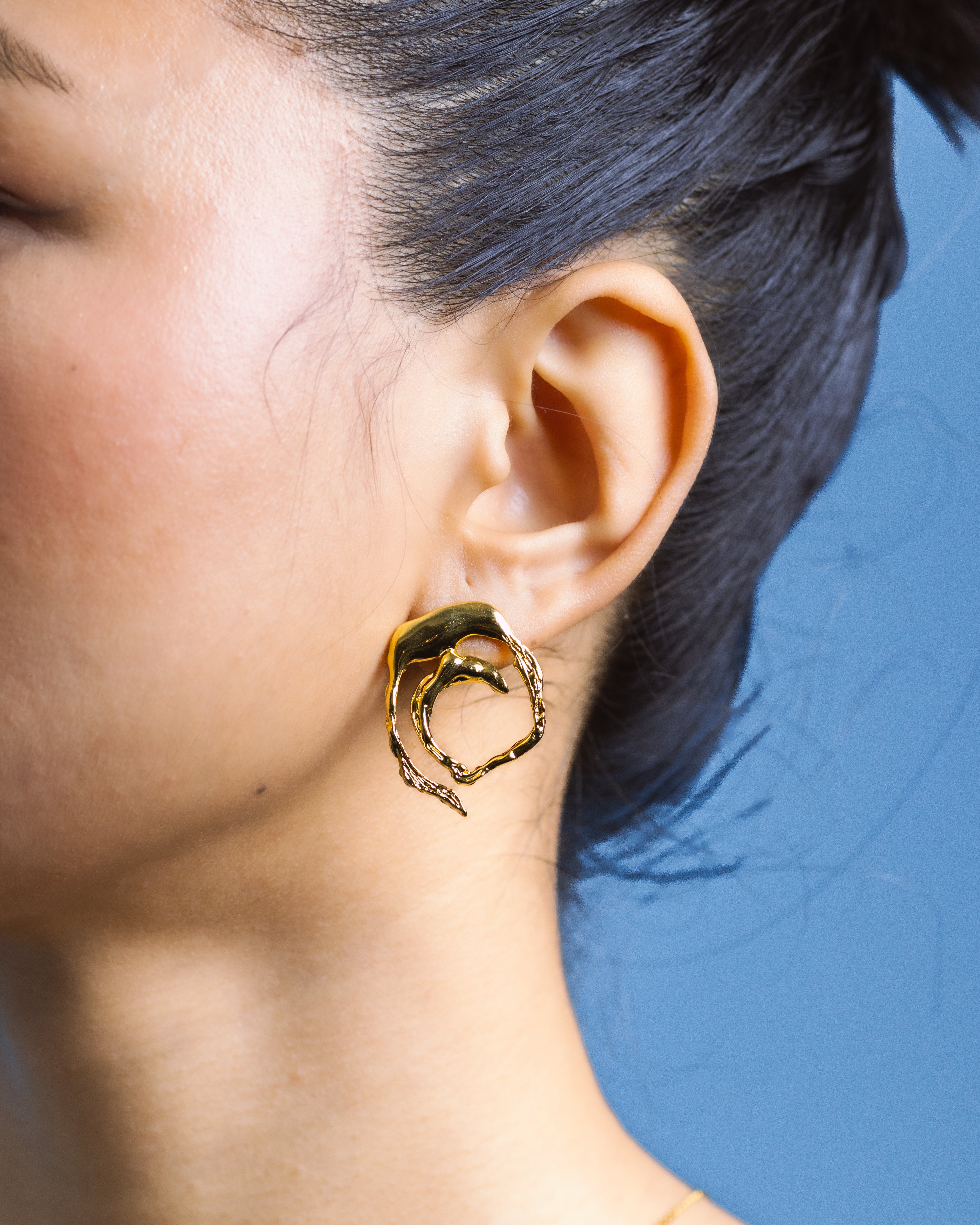 Cascading Spiral Earrings