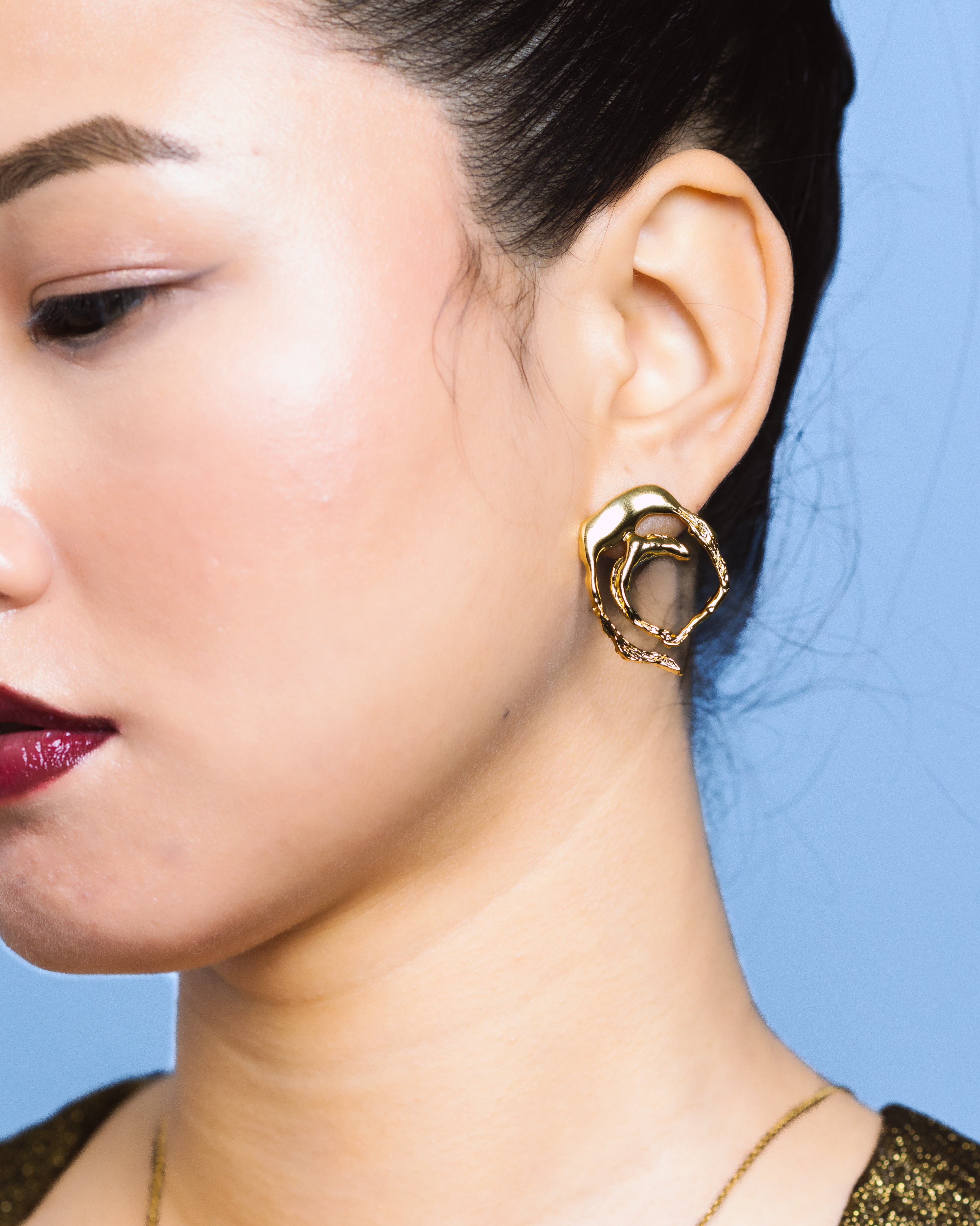 Cascading Spiral Earrings