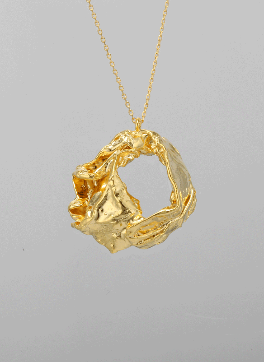 Abstract Eclipse Necklace