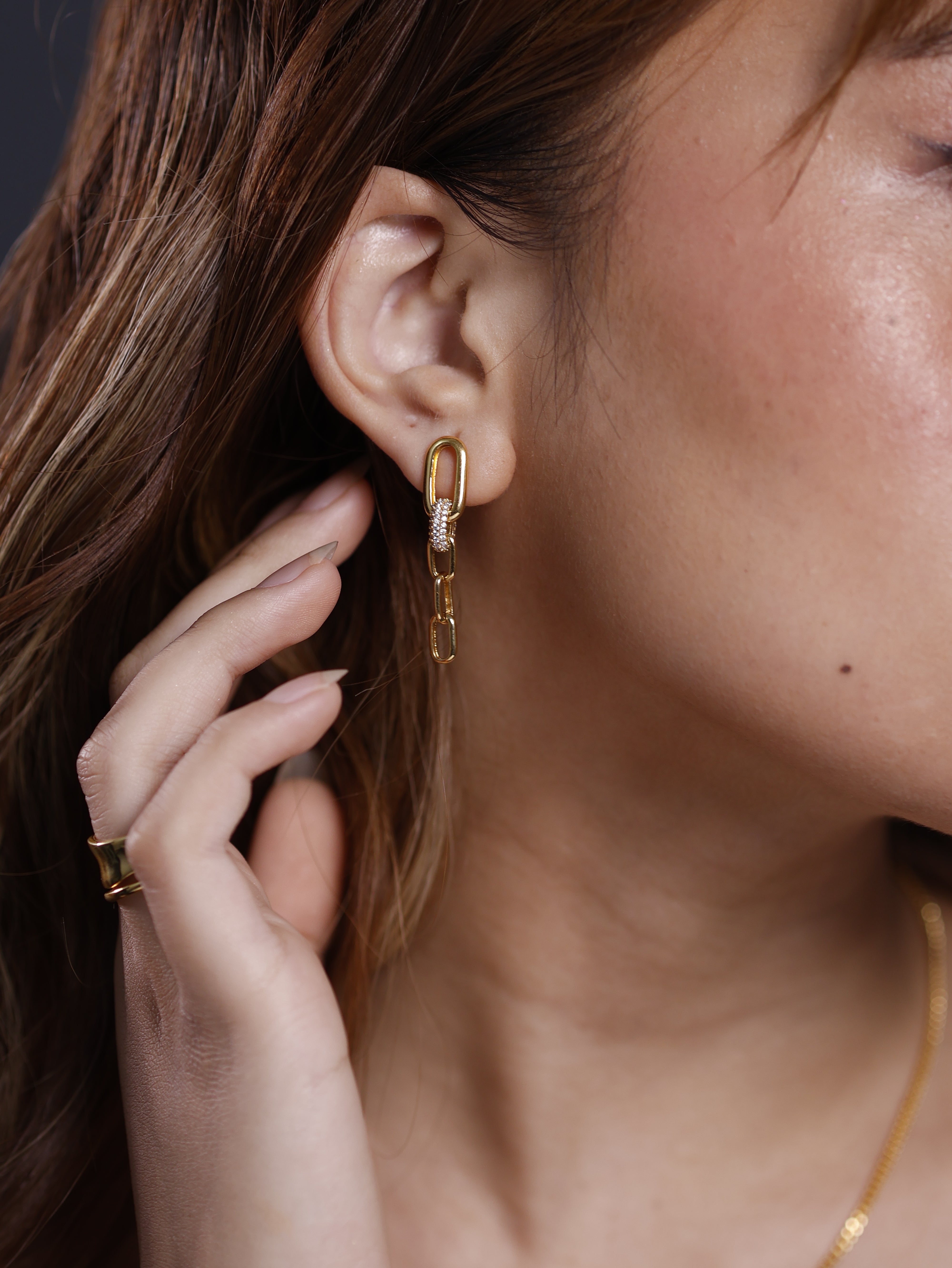Luxe Link Earrings