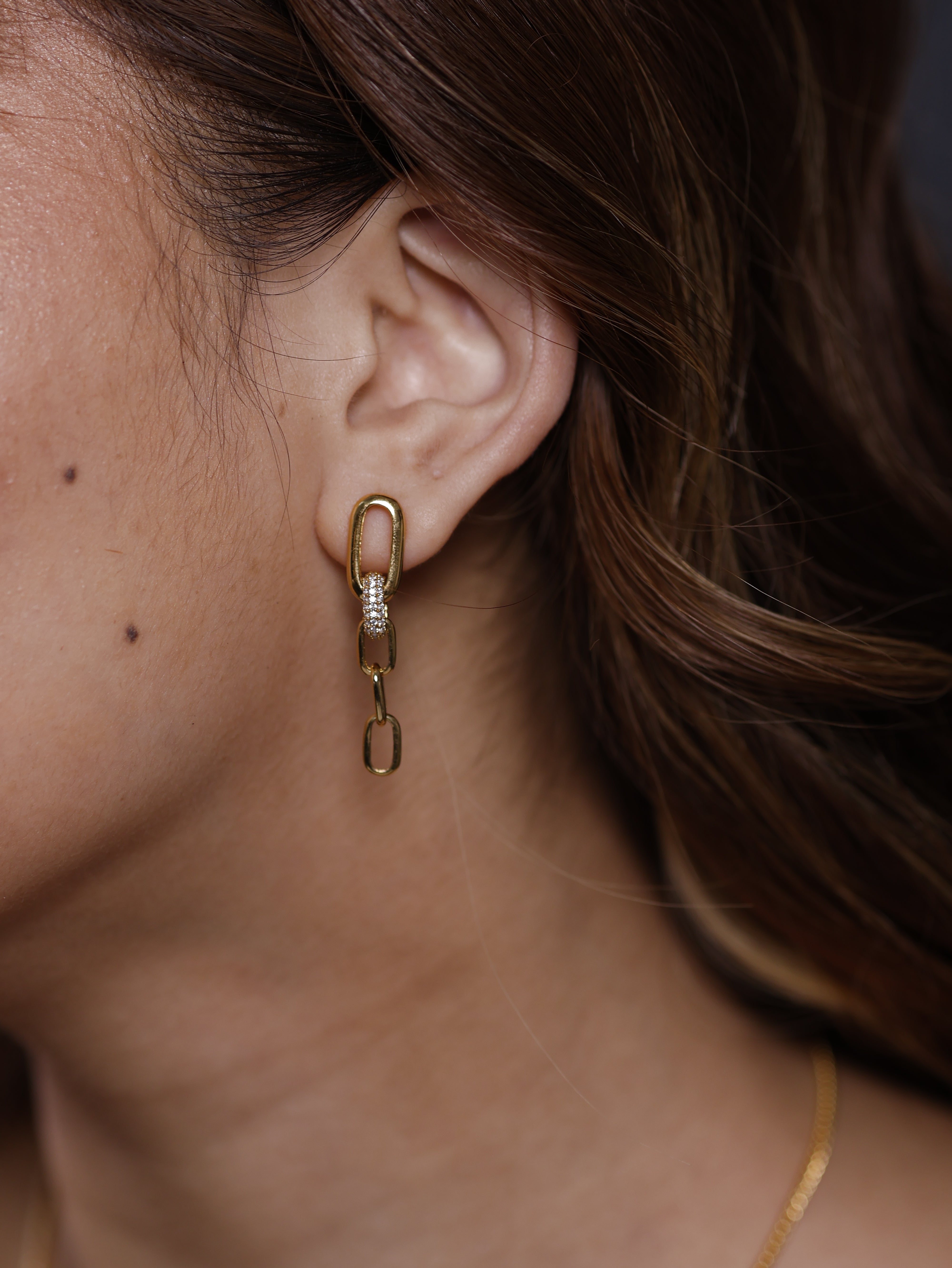 Luxe Link Earrings